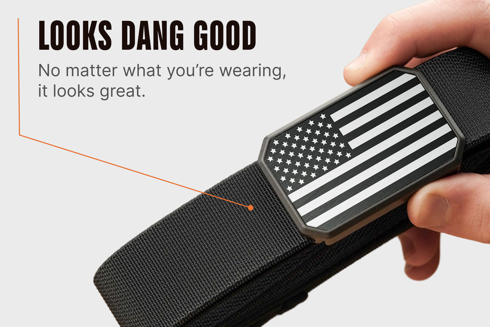 Hero Flag Groove Belt Black/Black image 5
