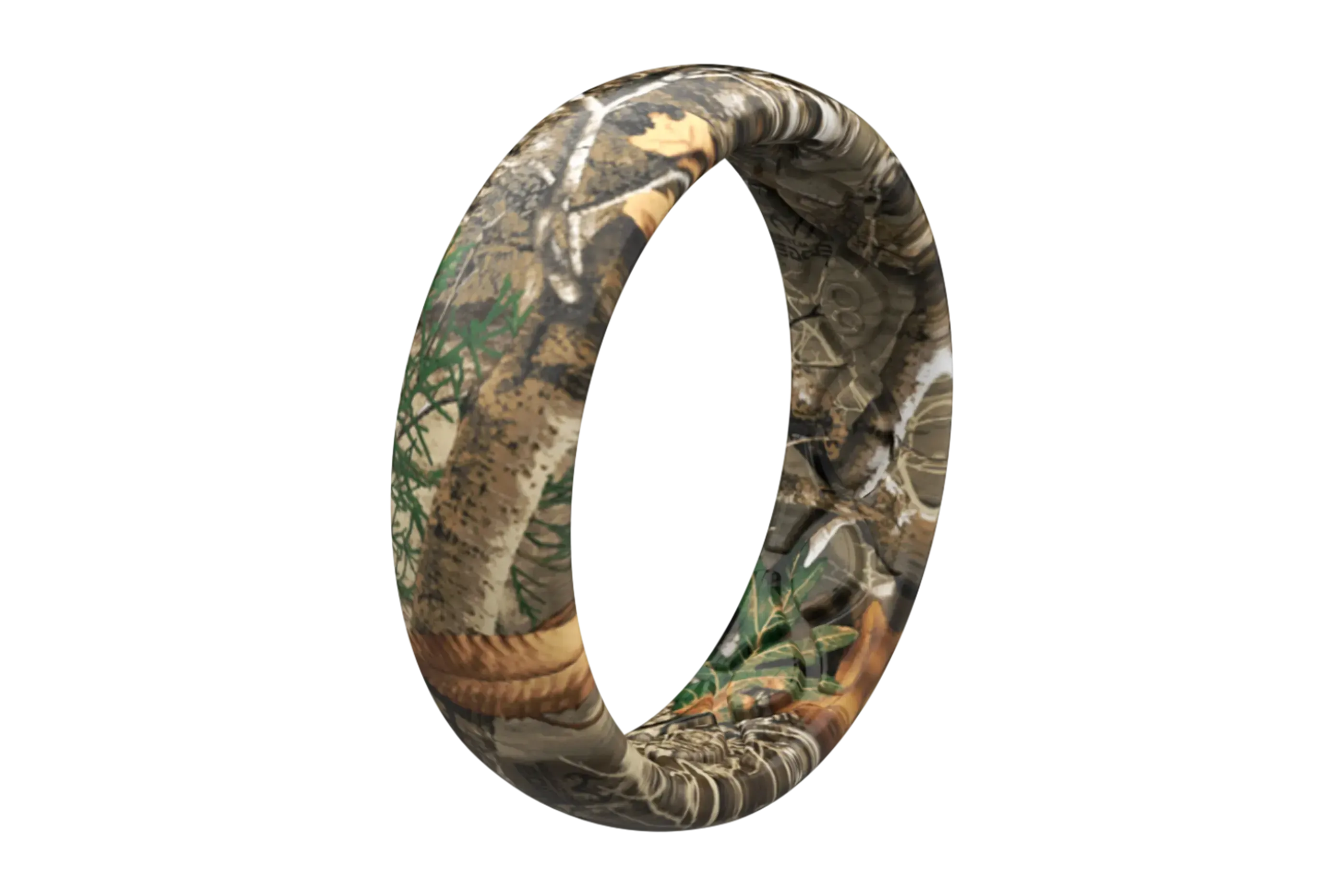 Thin Camo Realtree Edge  viewed on its side 