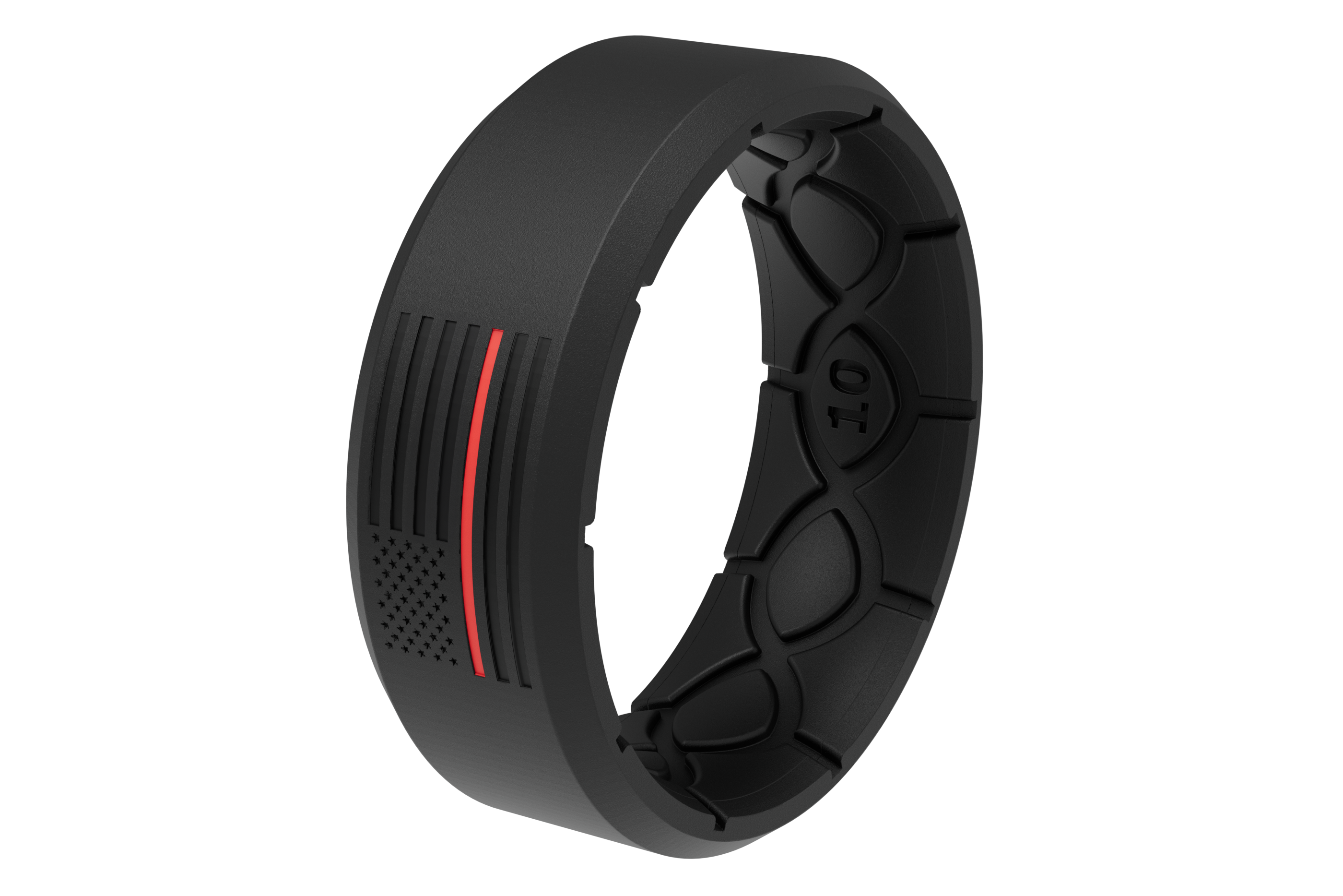 Groove Life Edge Hero Ring with Red Line View 2