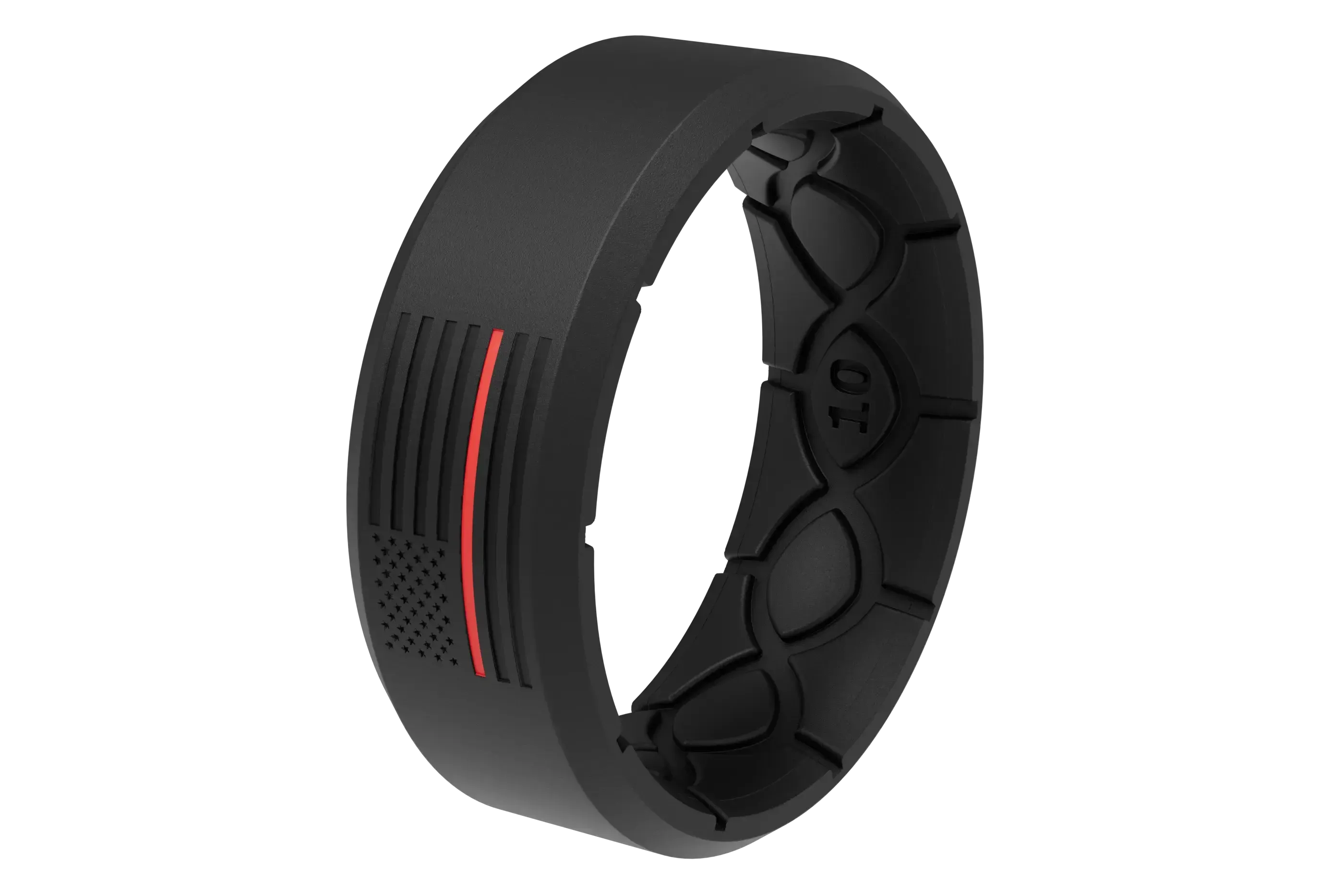 Groove Life Edge Hero Ring with Red Line View 2