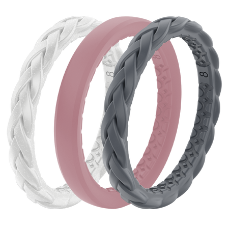 Stackable Silicone Rings