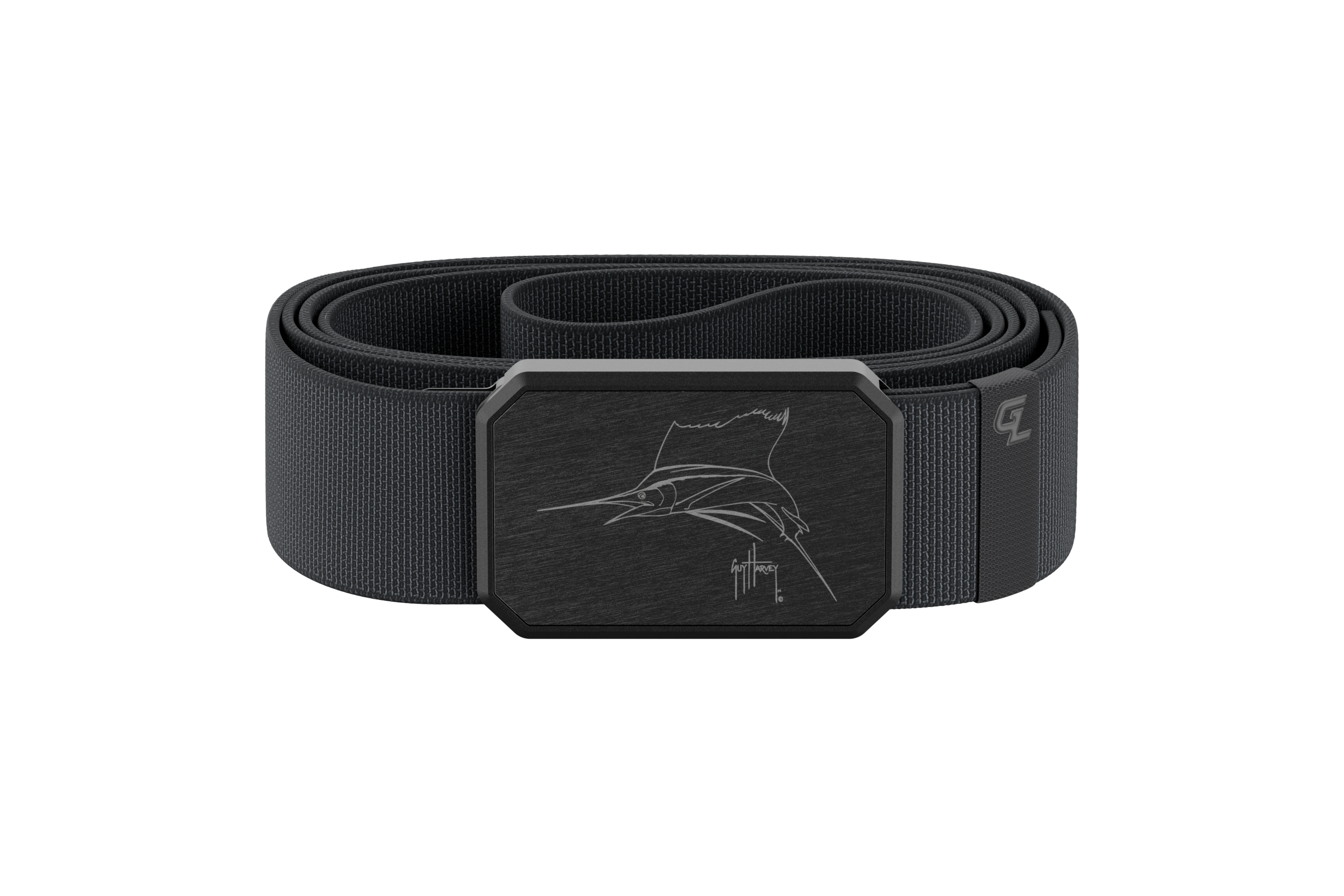 Guy Harvey Sailfish Belts in Deep Stone Grey by Groove Life View 1