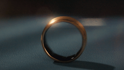 Traditional rings scratch easily and look bad after a year.
