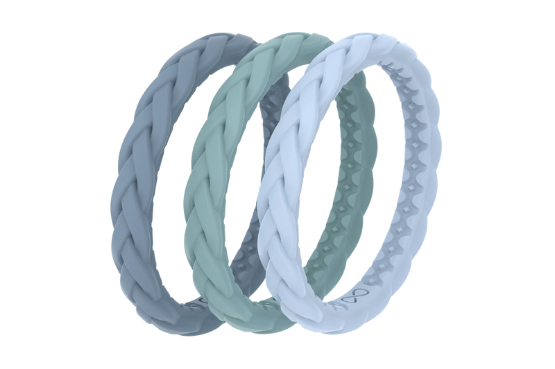 Seaside - Stackable Ring side view