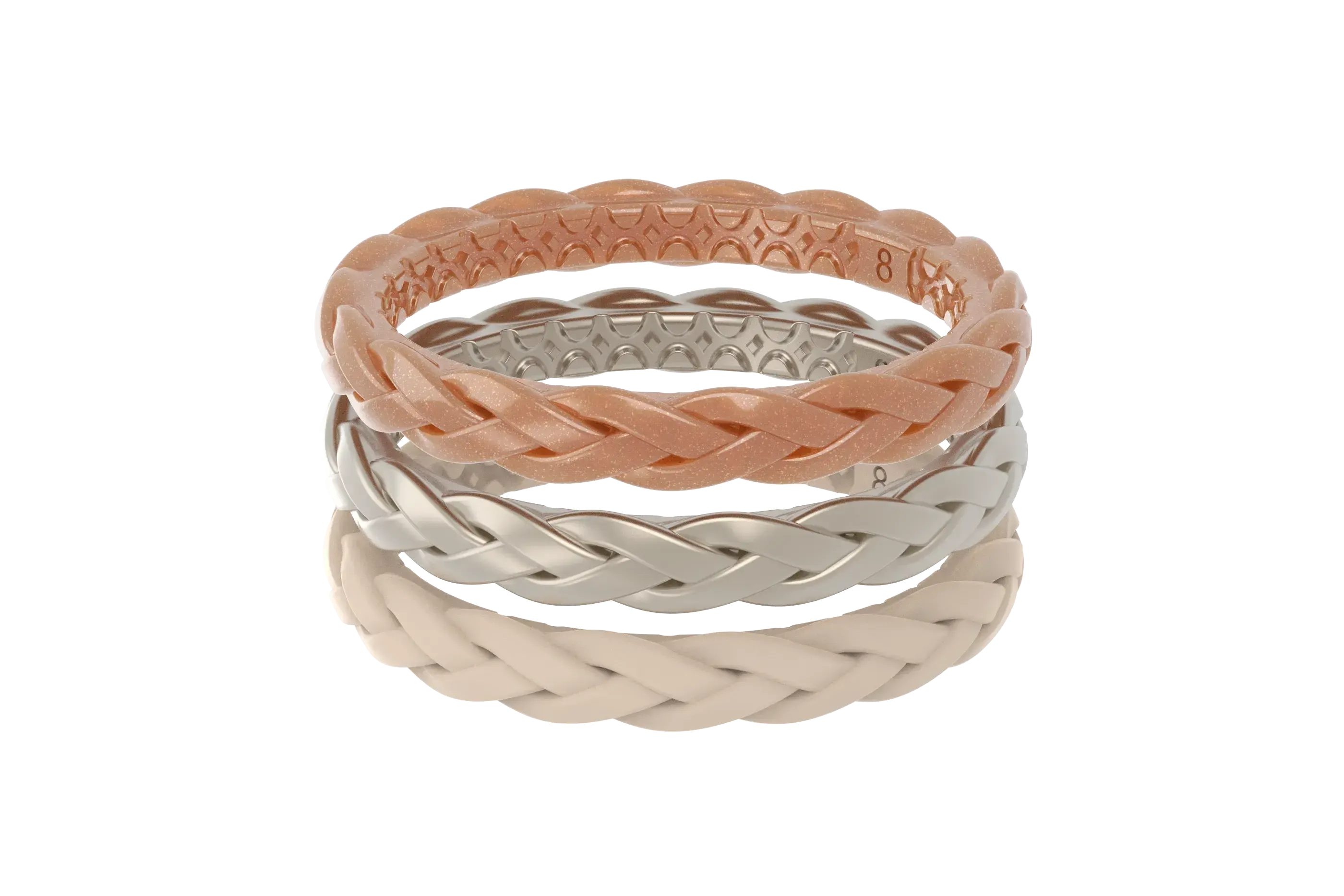 Mirage - Stackable Ring front view
