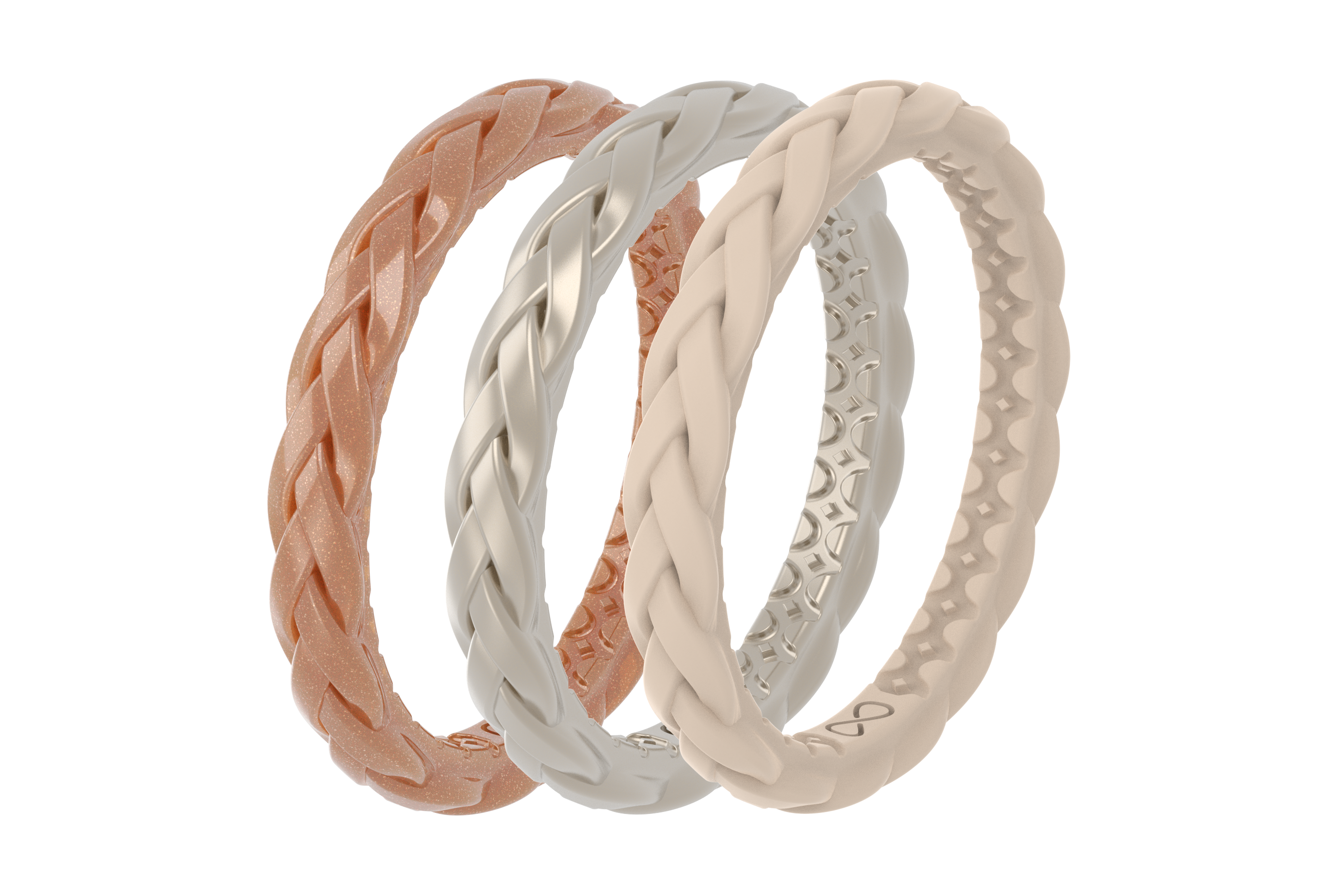 Mirage - Stackable Ring side view
