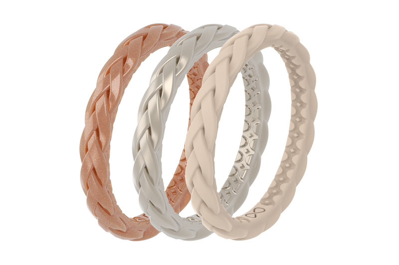 Mirage - Stackable Ring side view