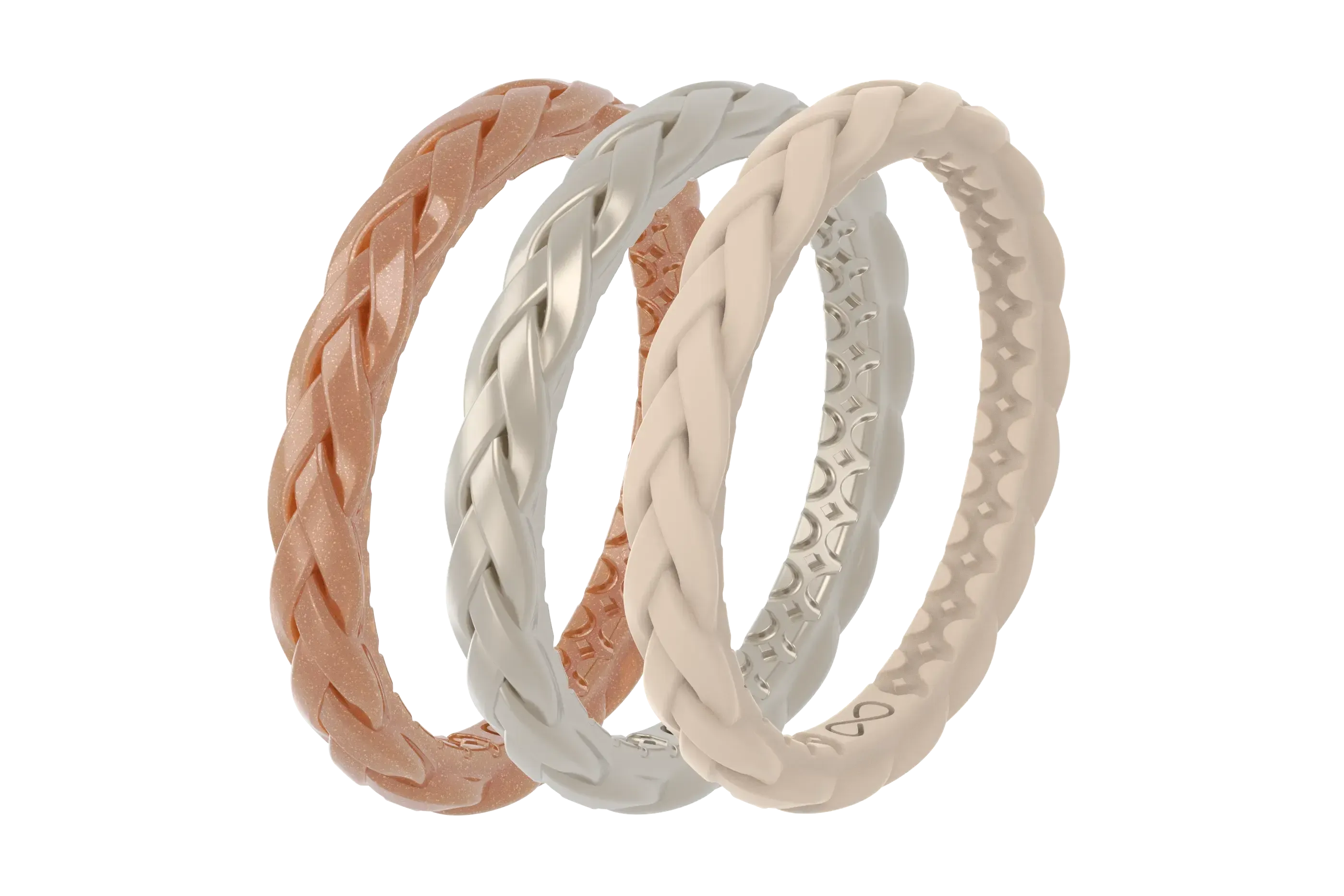 Mirage - Stackable Ring side view
