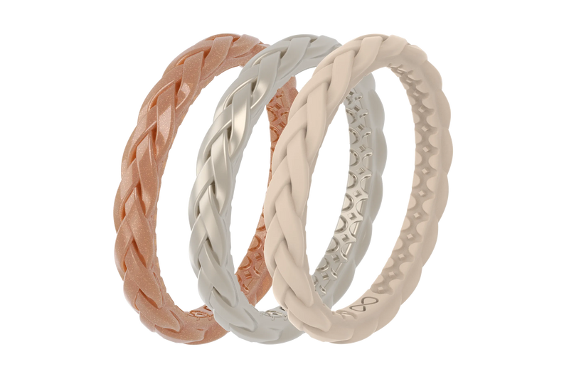 Mirage - Stackable Ring side view