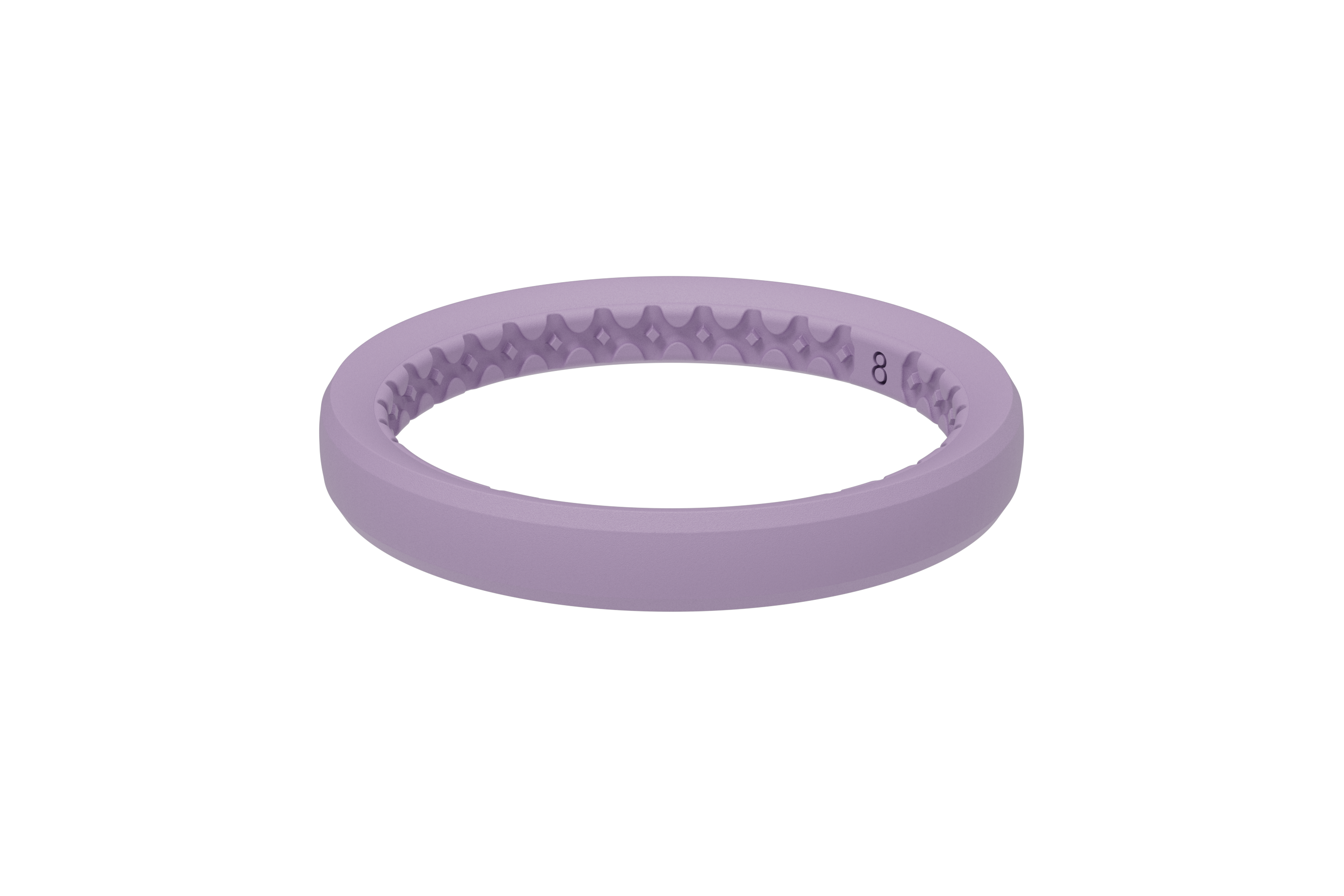 lavender single stackable ring