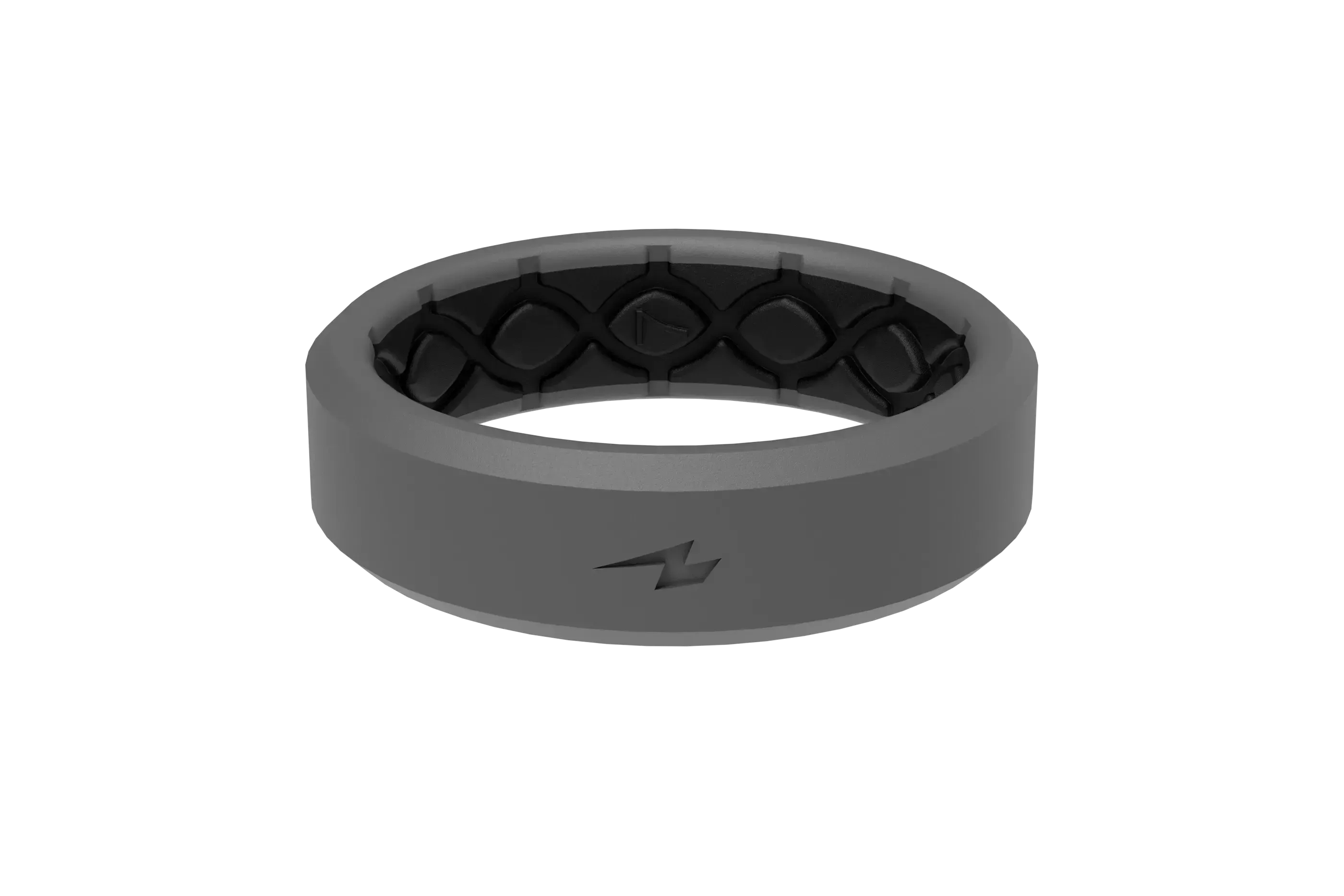 Zeus Storm Grey Thin Ring View 1