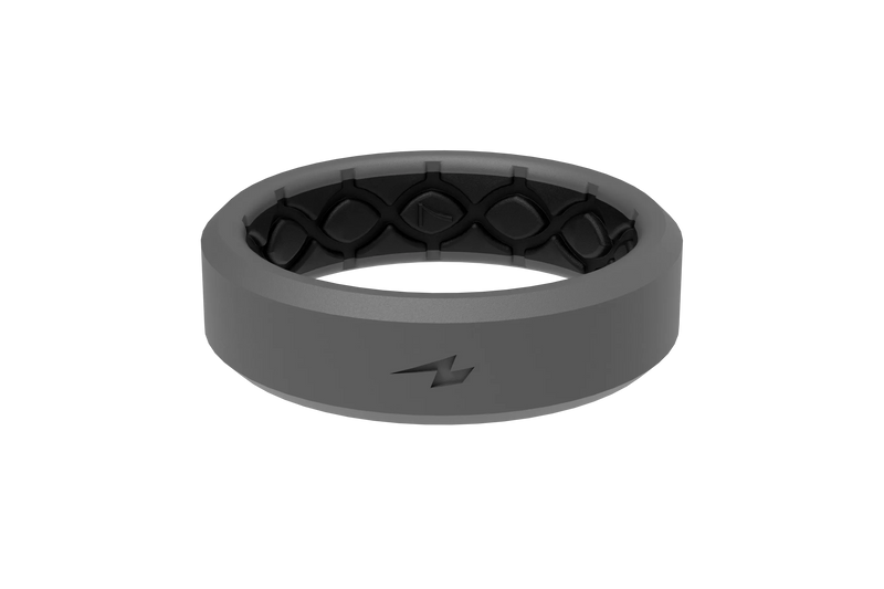 Zeus Storm Grey Thin Ring View 1