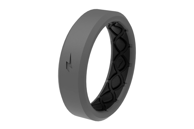 Zeus Storm Grey Thin Ring View 2