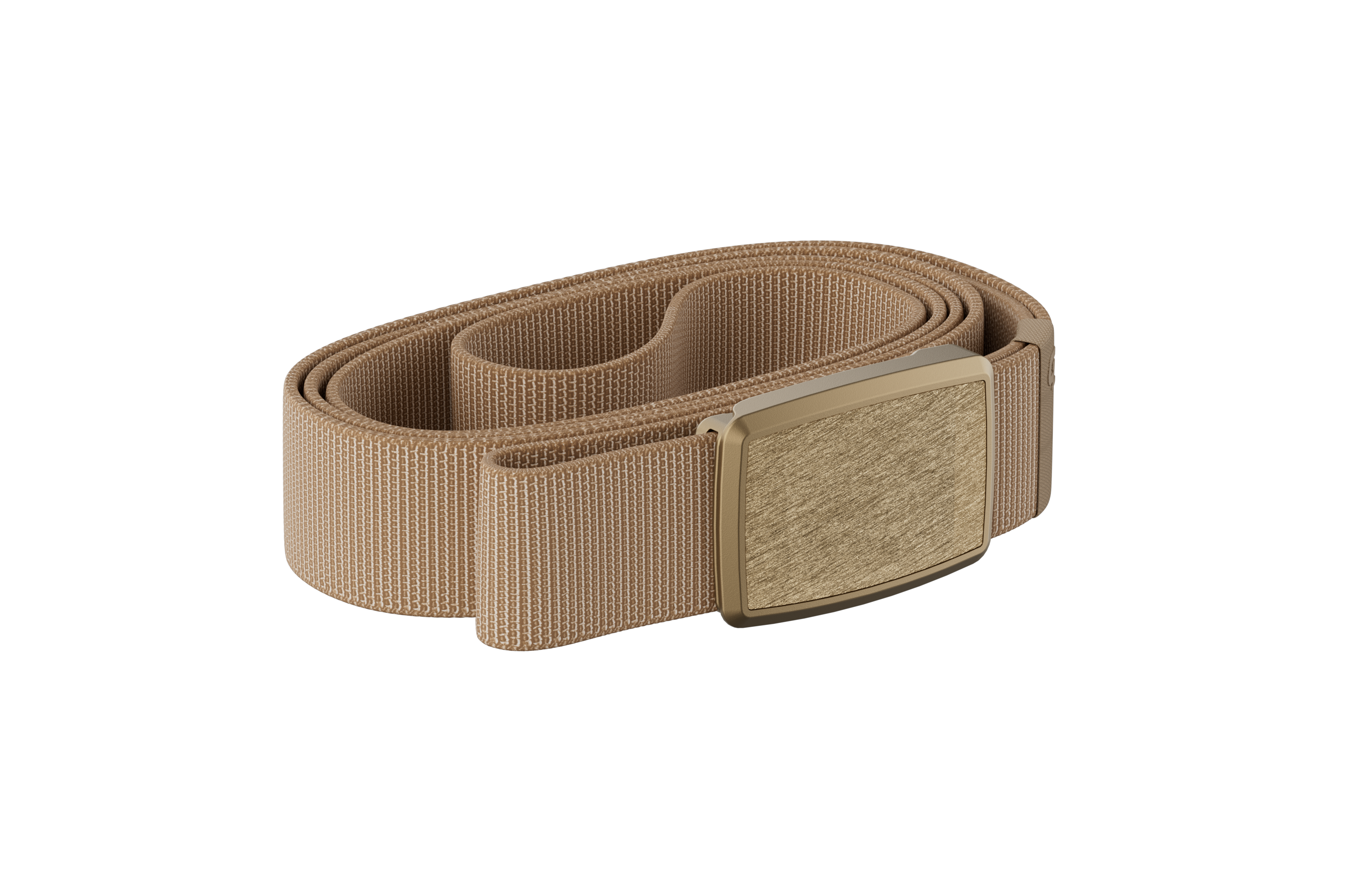 Groove Belt Low Profile - Taupe/Gold View 2