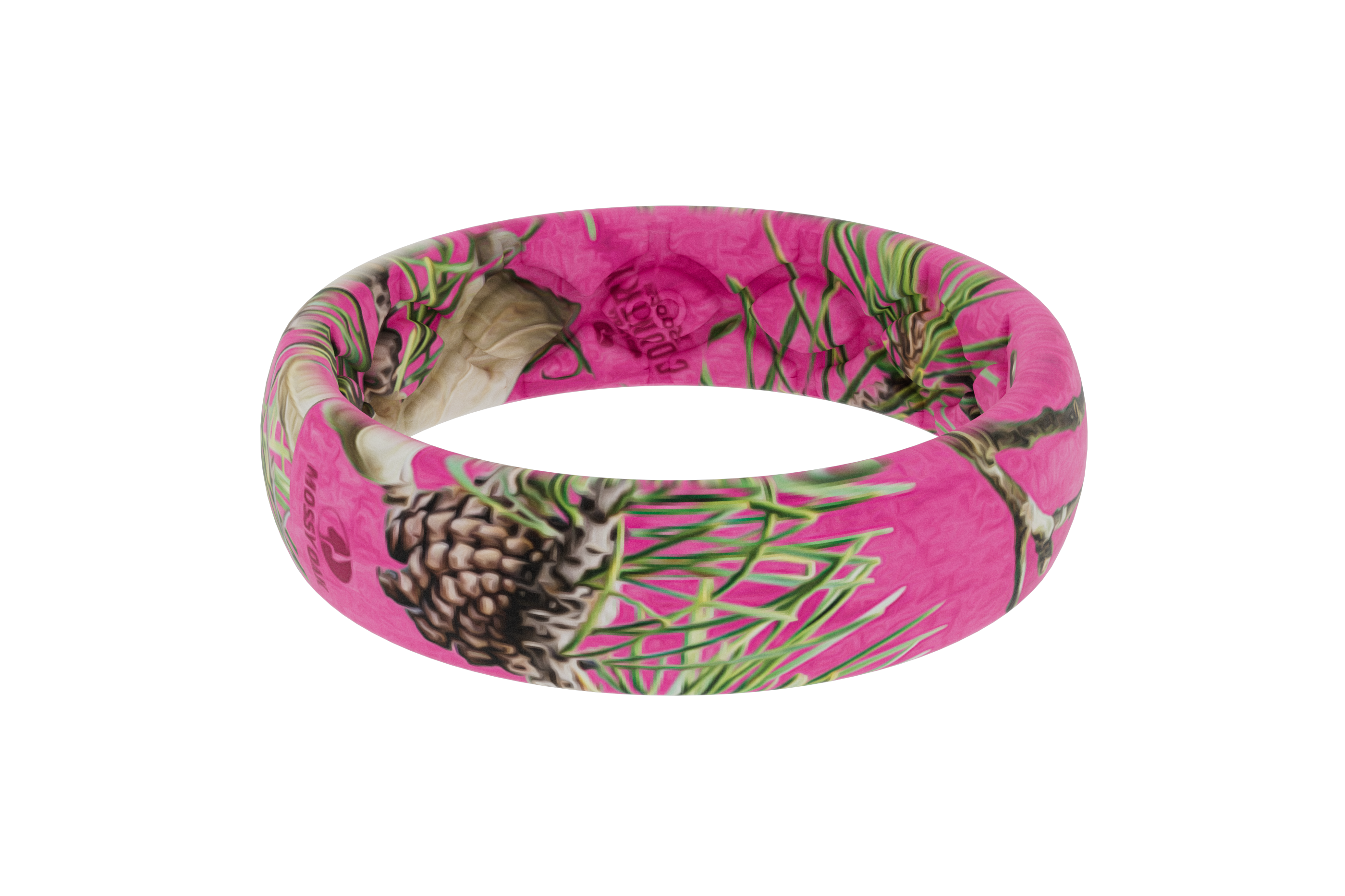 Mossy Oak Country Roots Hot Pink Camo Thin Ring View 1