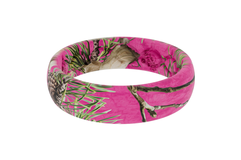 Mossy Oak Country Roots Hot Pink Camo Thin Ring View 2