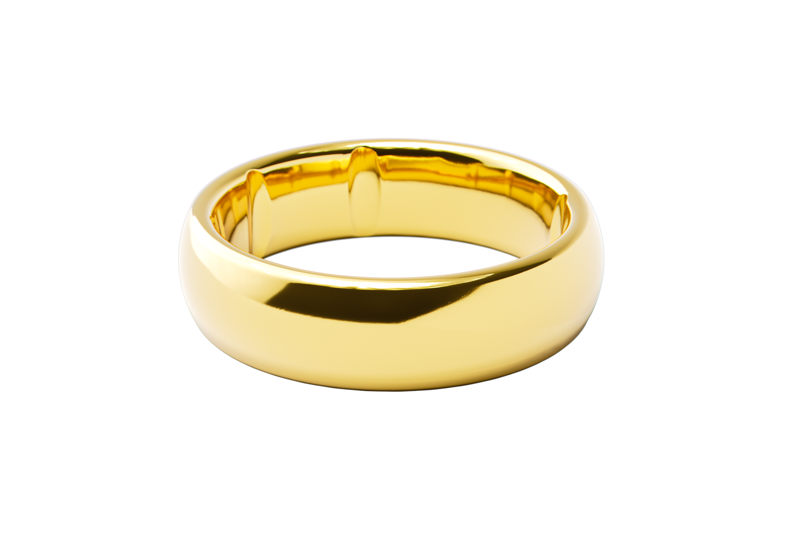 Groove Ring® Tungsten 6mm - 24k Gold