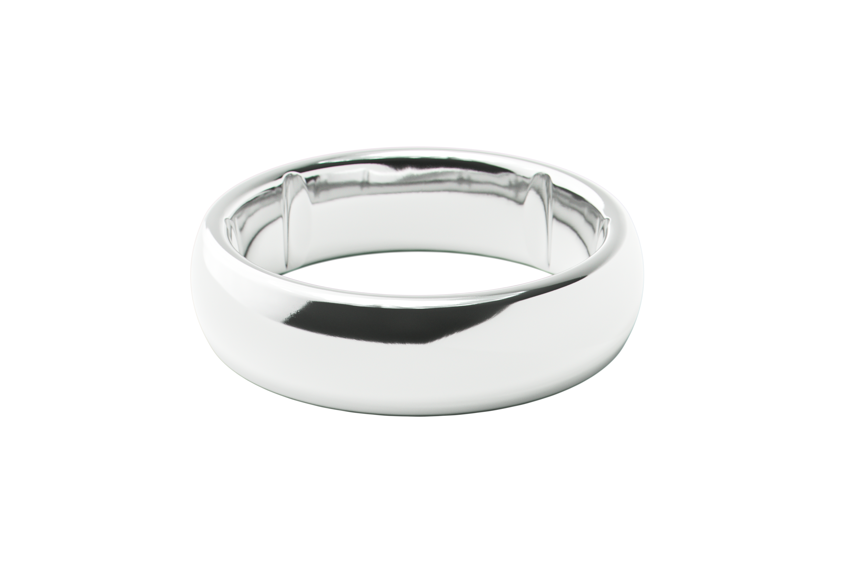 Groove Ring® Tungsten 6mm - Platinum