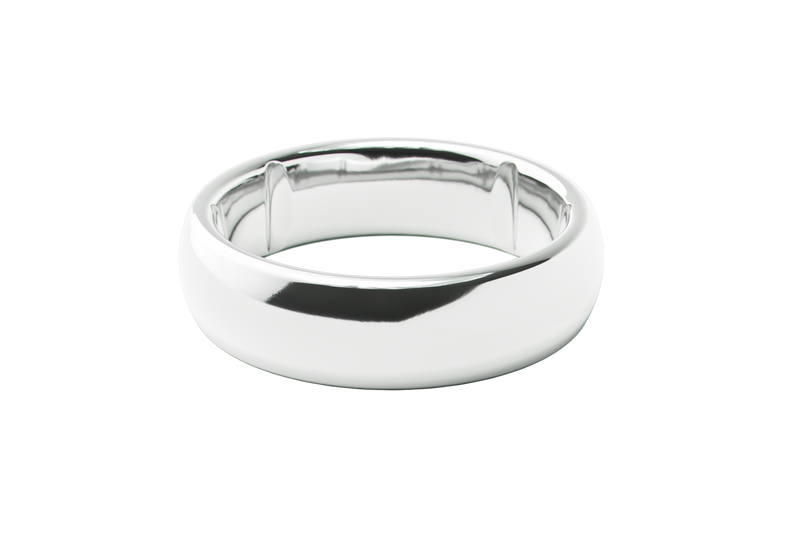 Groove Ring® Tungsten 6mm - Platinum