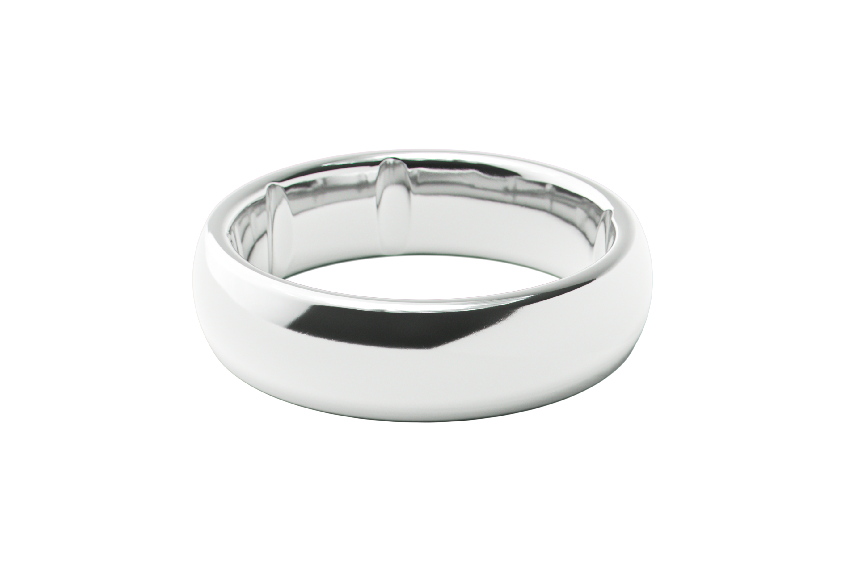 Groove Ring® Tungsten 6mm - Platinum