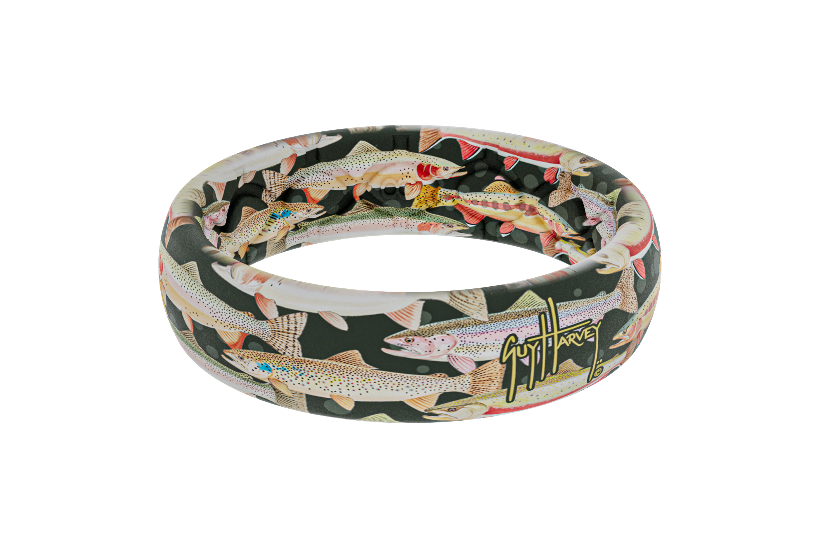Guy Harvey Trout Species Thin Ring