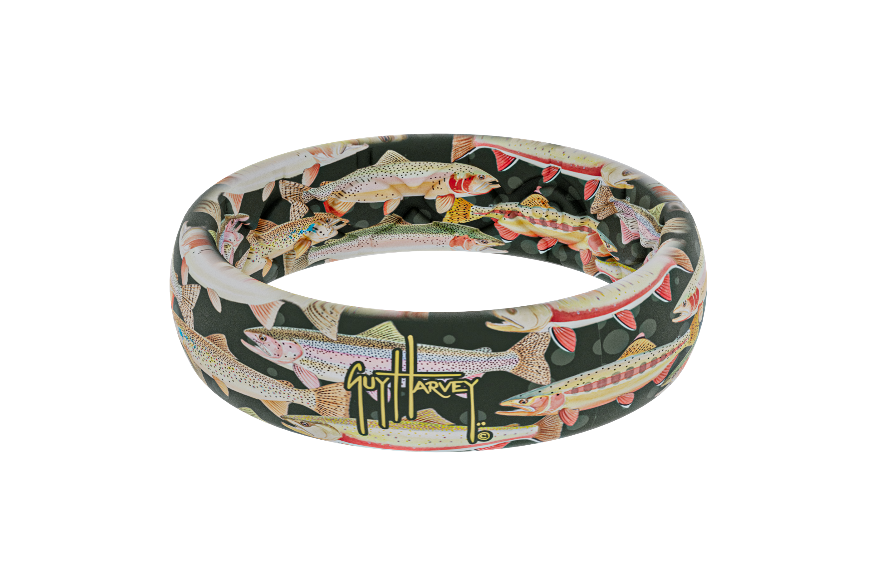 Guy Harvey Trout Species Thin Ring