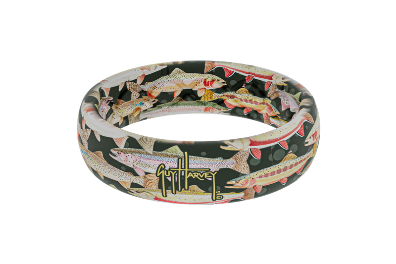 Guy Harvey Trout Species Thin Ring