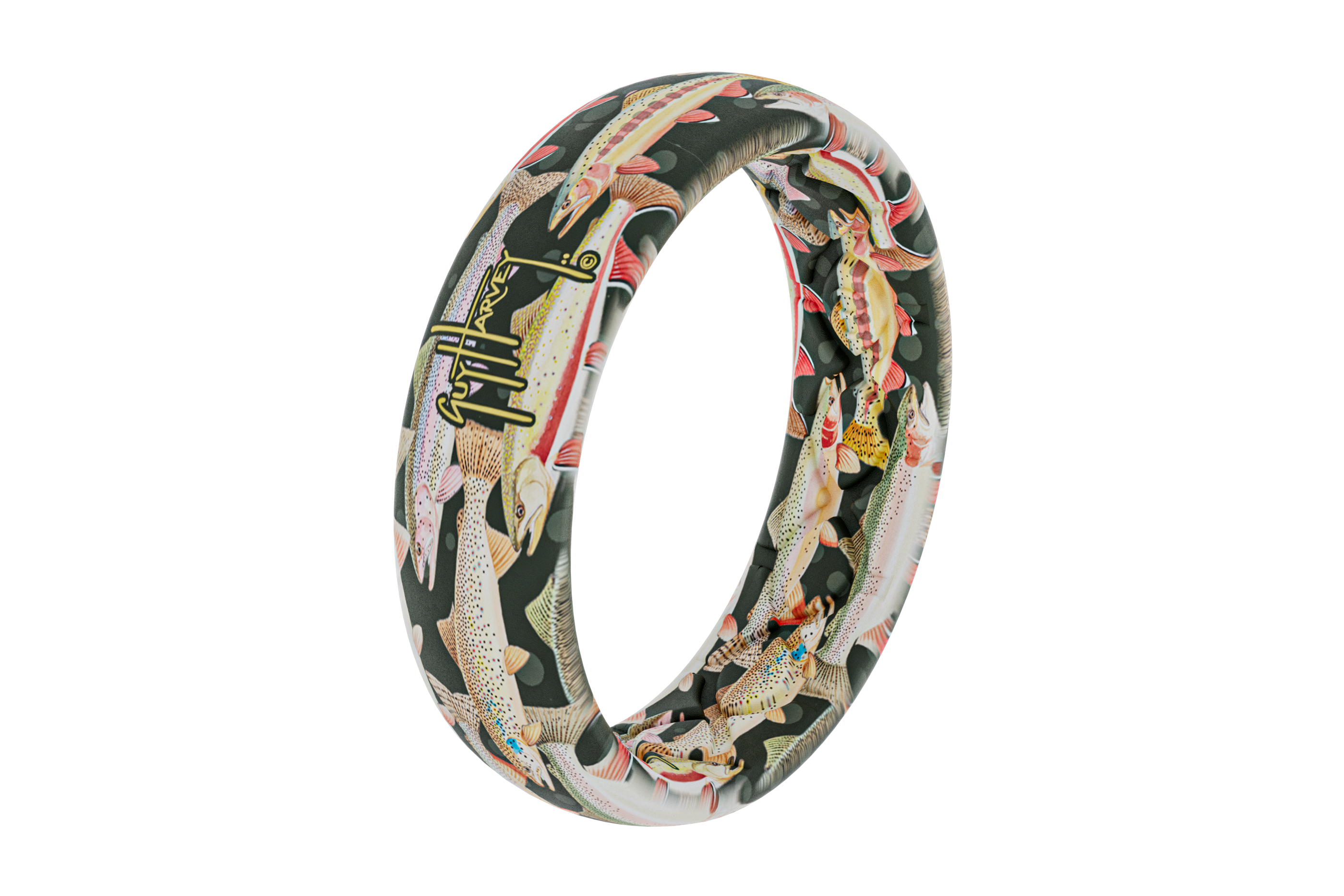 Guy Harvey Trout Species Thin Ring