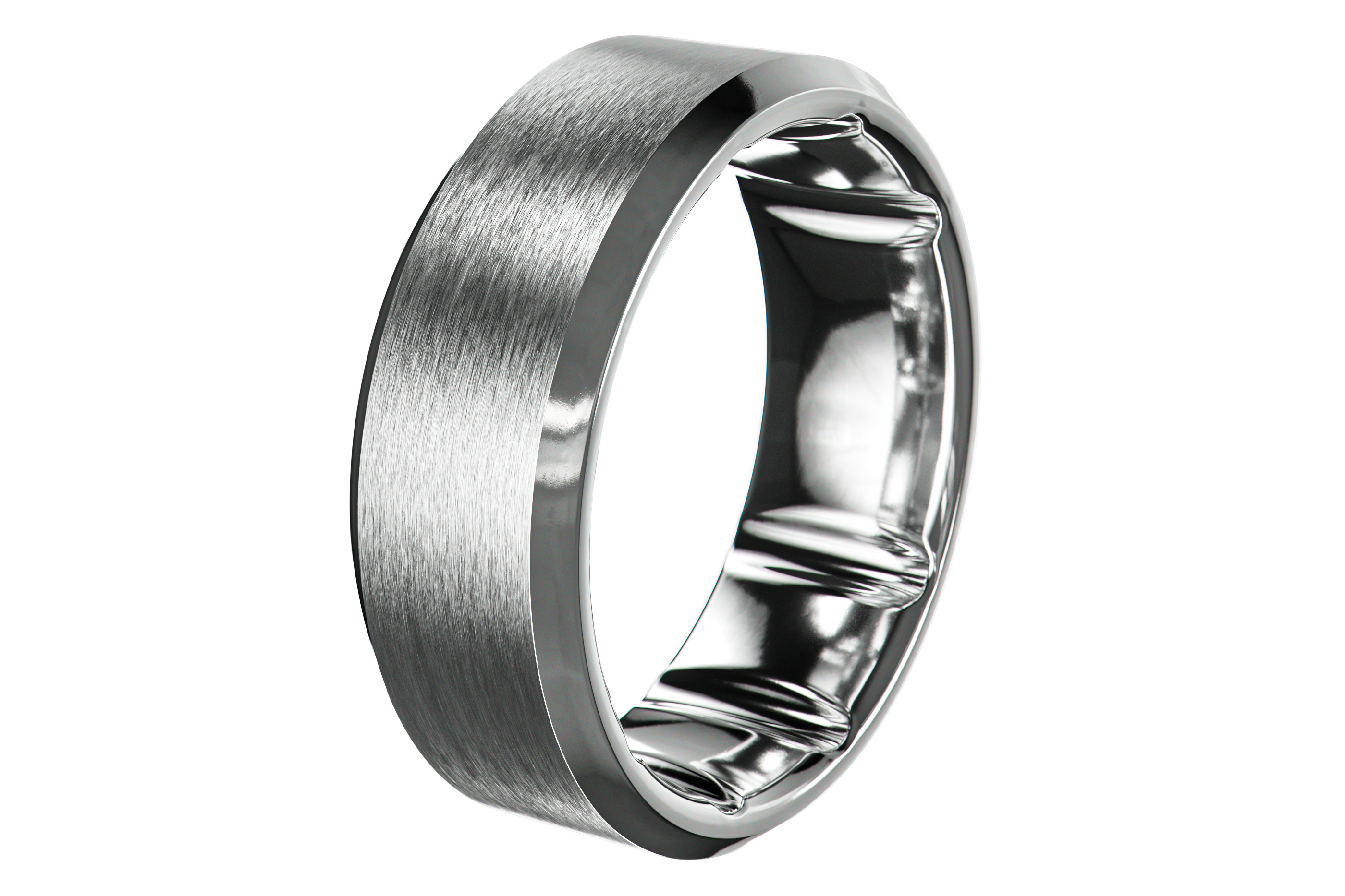 Groove Ring® Tungsten - Platinum
