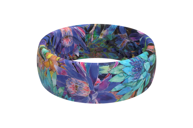 Wide Twilight Blossom viewed on its side