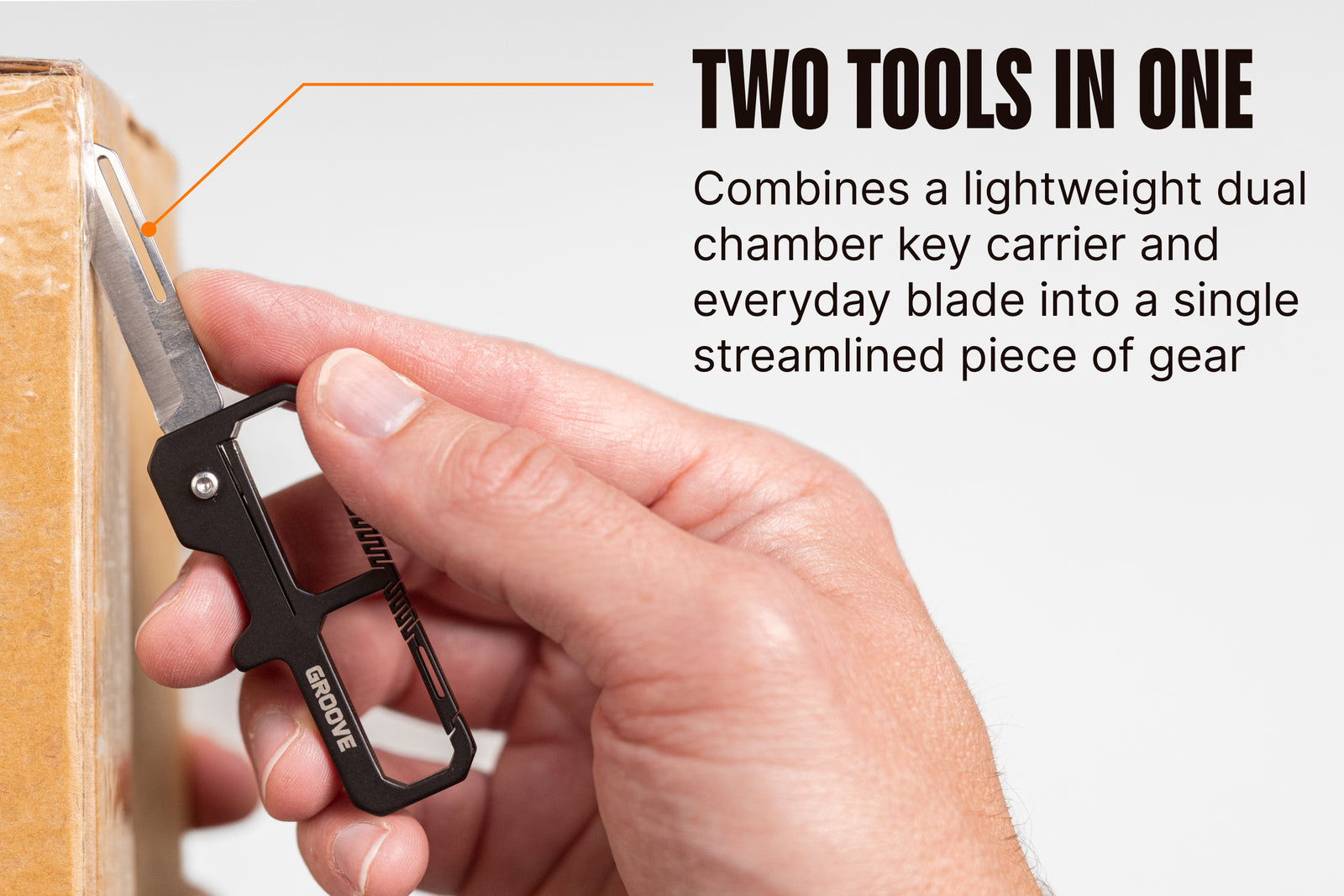Groove® Carabiner Knife - Silver image 5