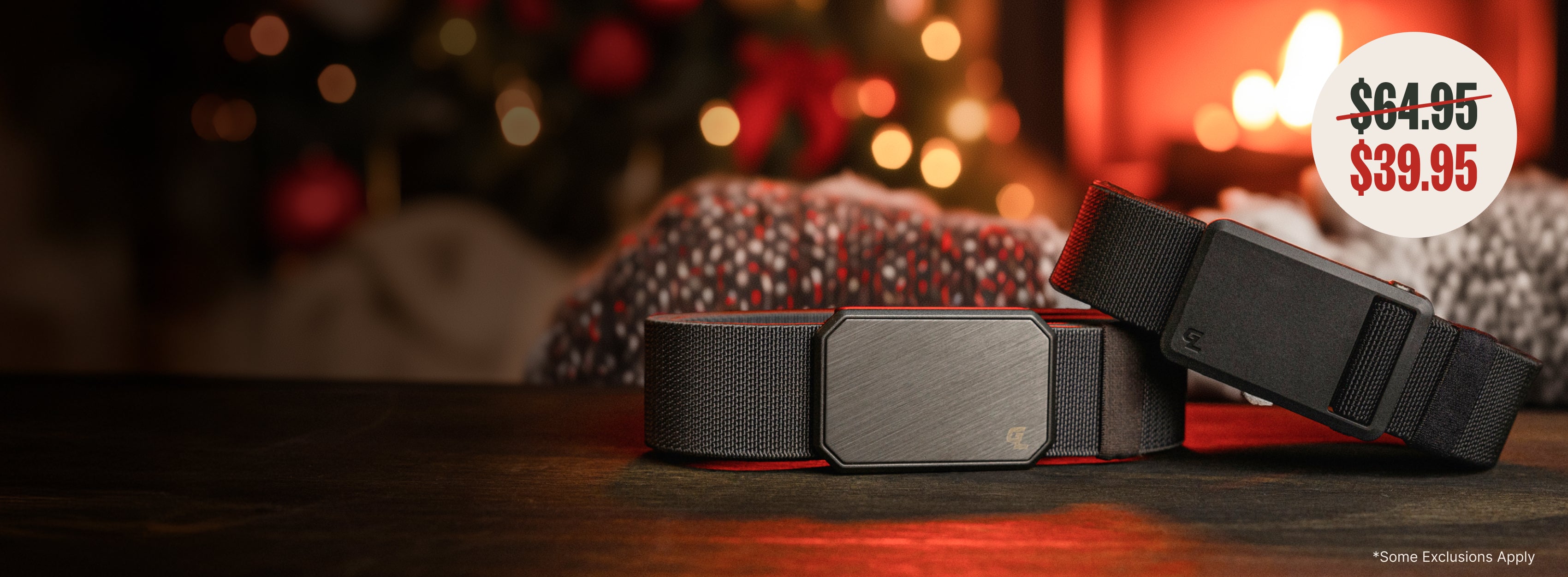 Wallets against wooden box with fir branches