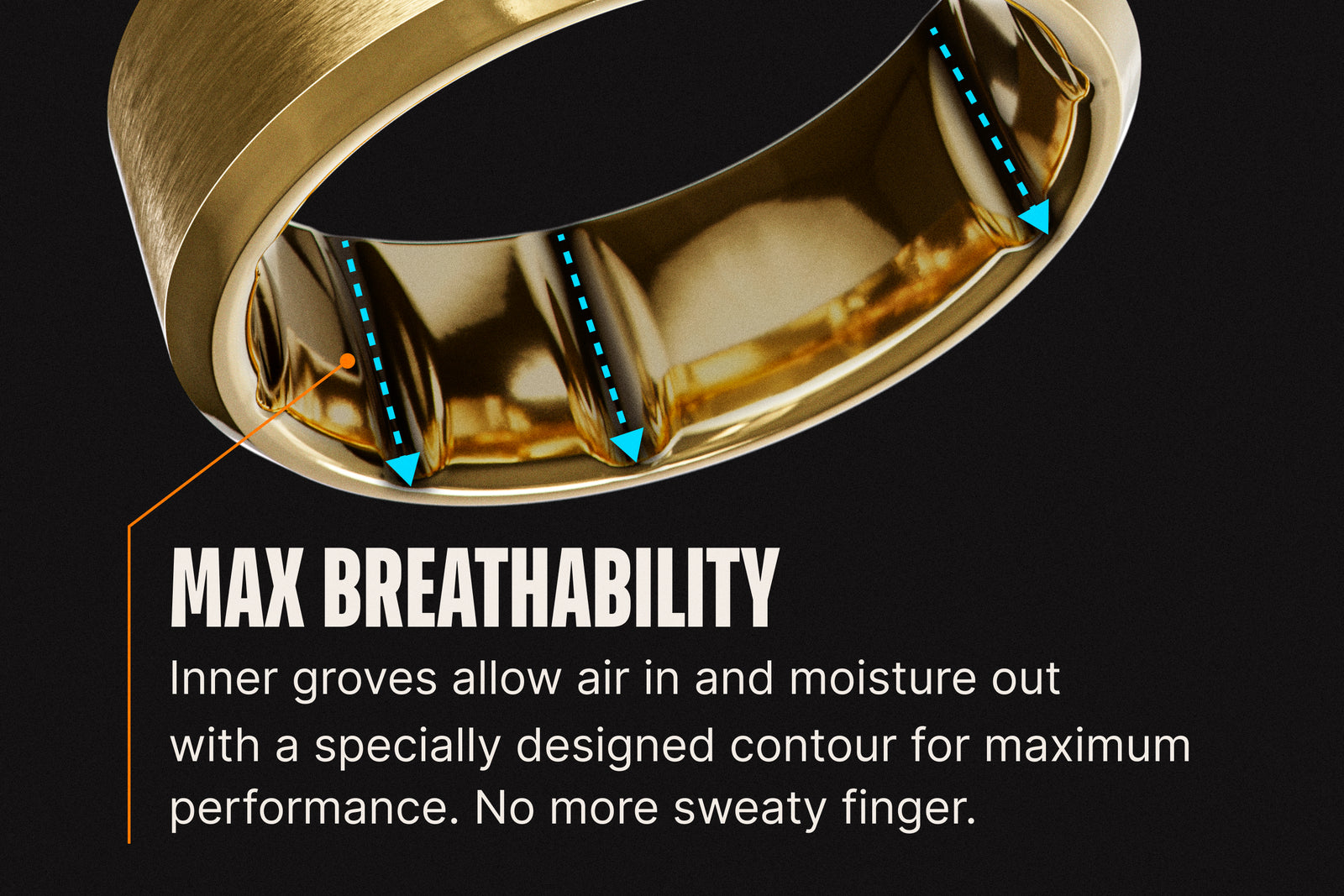 Groove Ring® Tungsten - Black image 1
