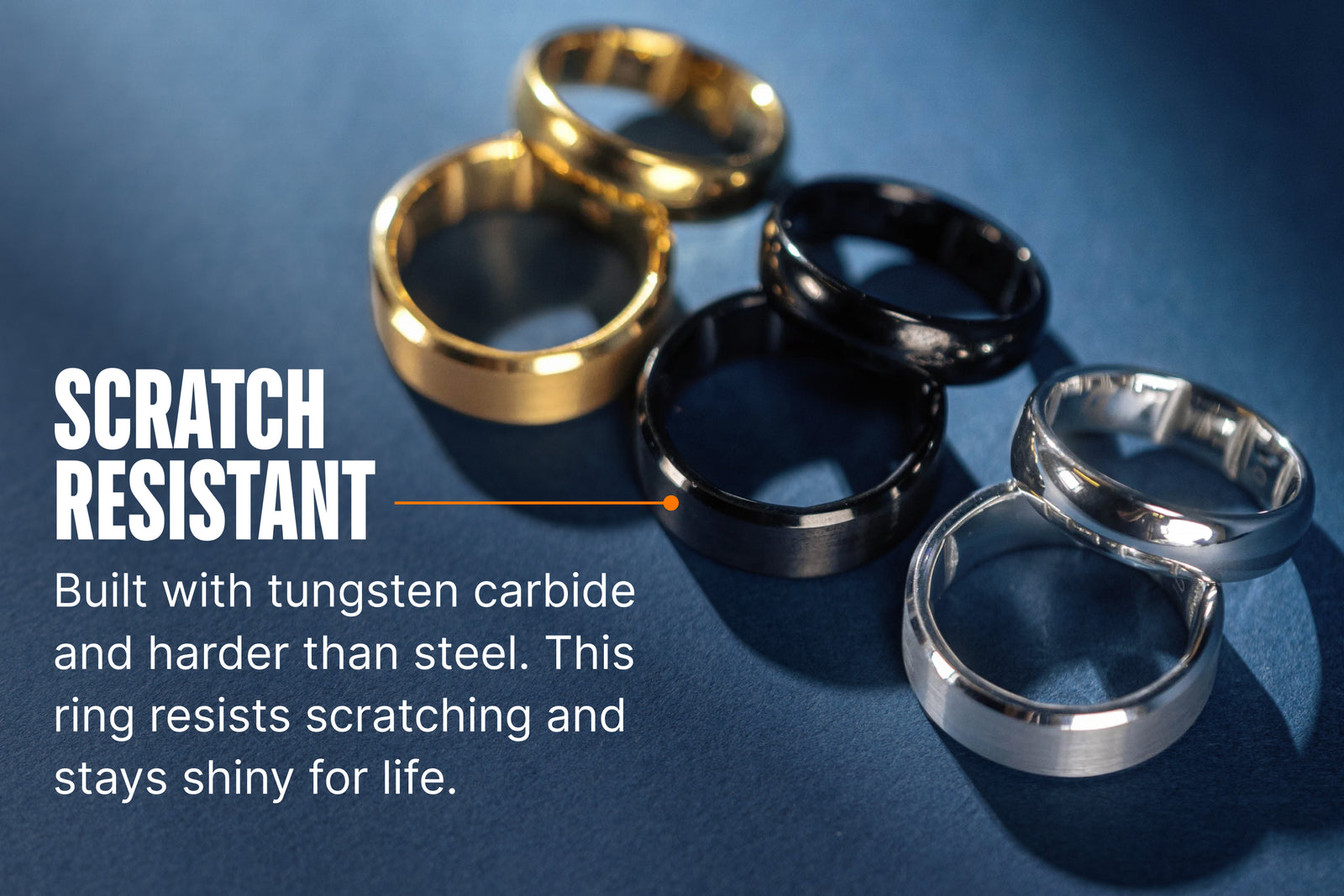 Groove Ring® Tungsten 6mm - Platinum image 2