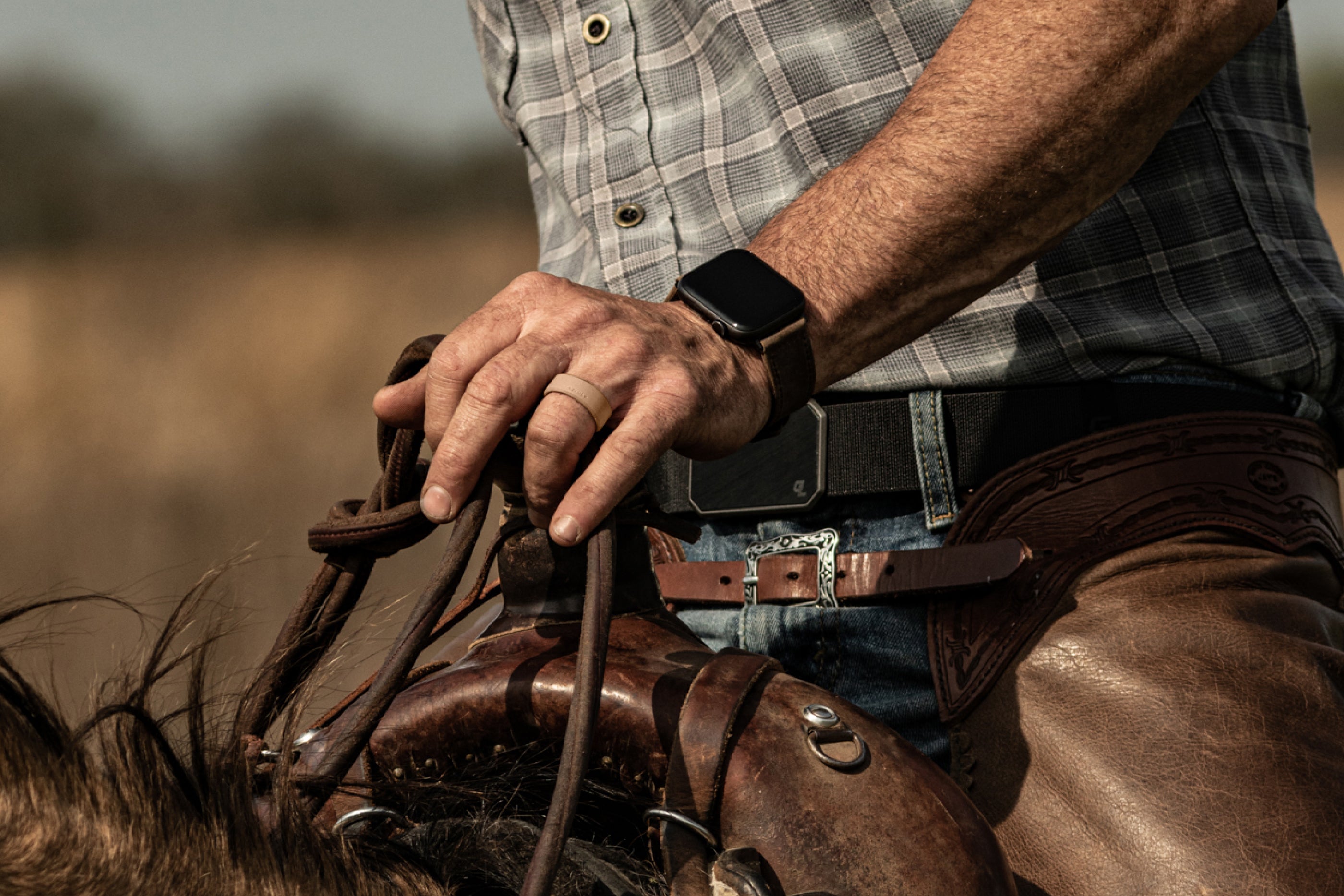 Zeus Edge Dusty Tan Ring