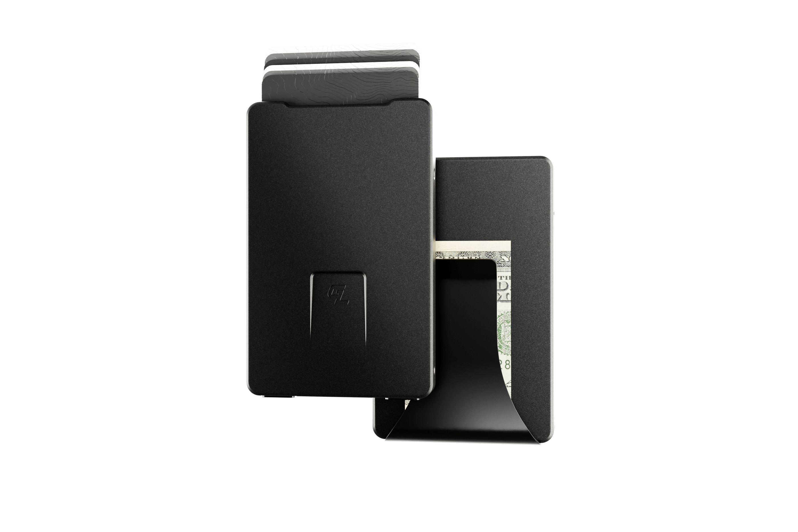Groove Wallet - Midnight Black With Money Clip View 1
