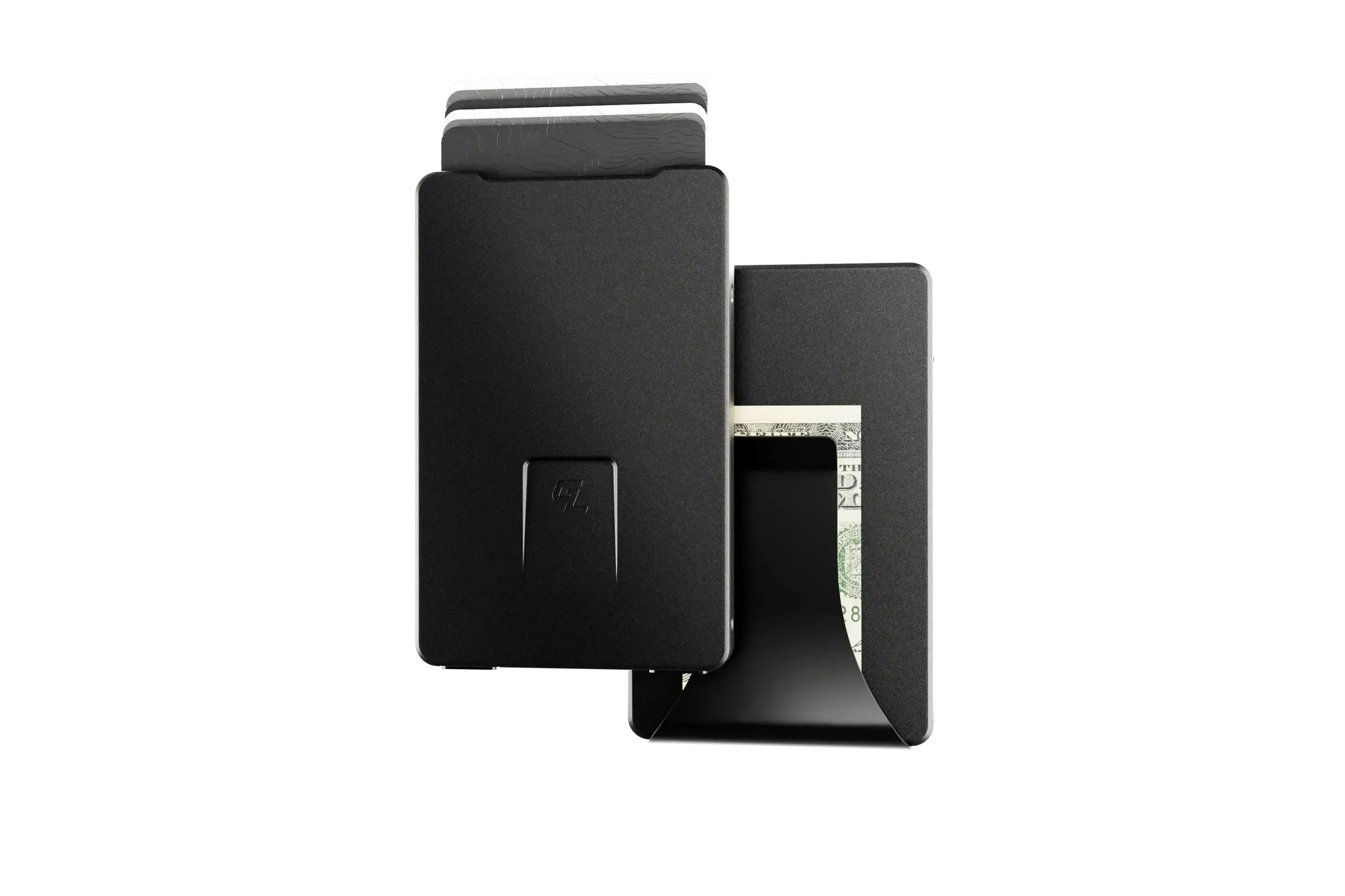 Groove Wallet - Midnight Black With Money Clip View 1