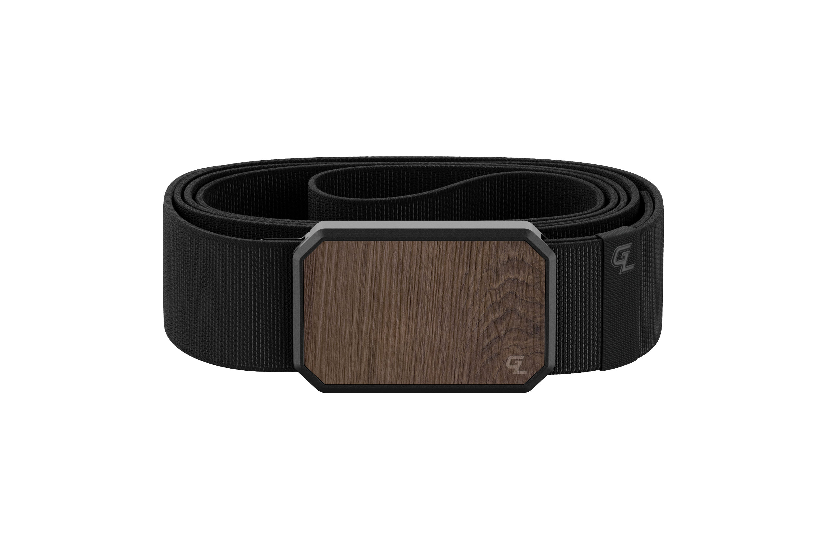 Groove Life Black Belt with Walnut Buckle View 1