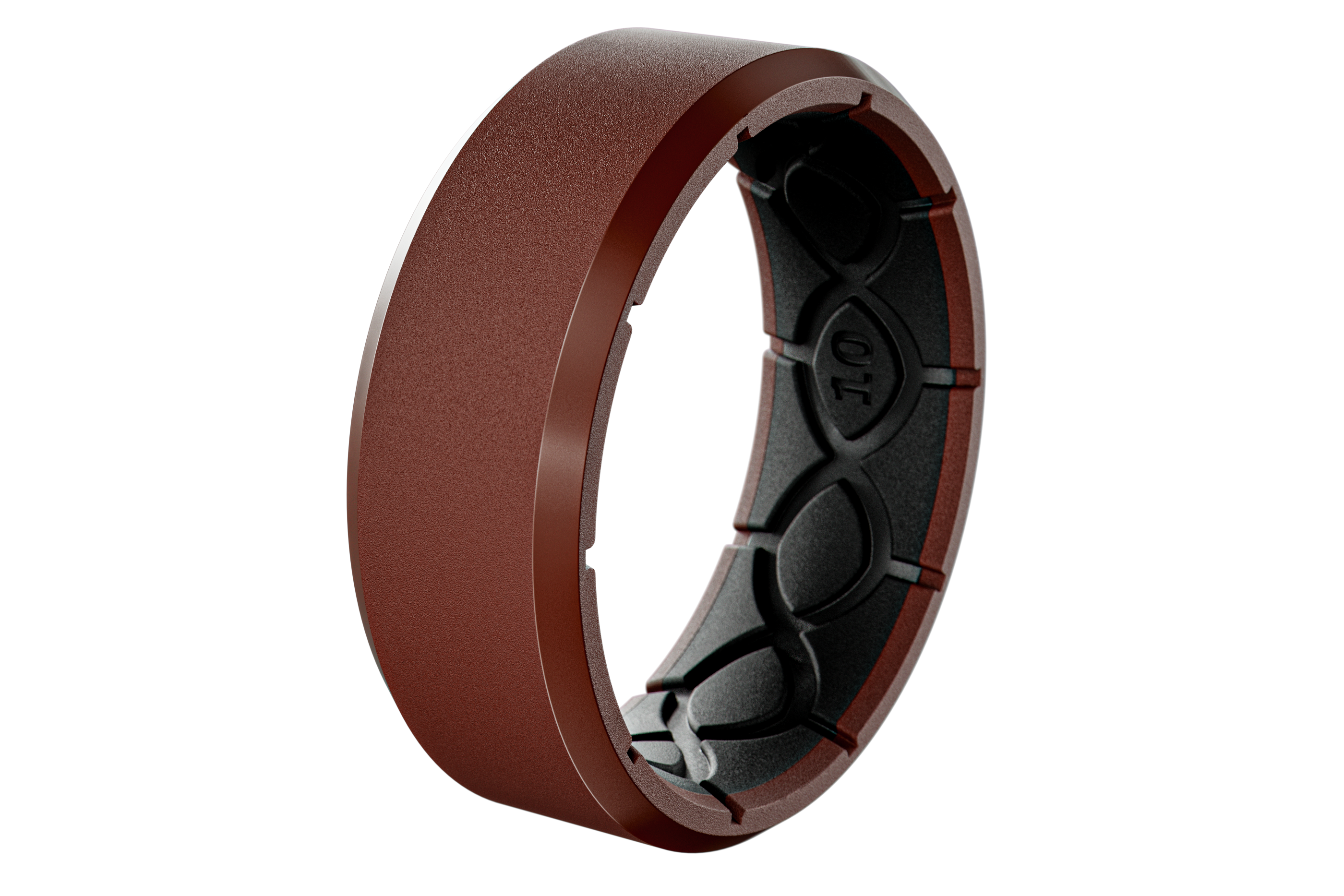Zeus Edge Saddle Brown Ring