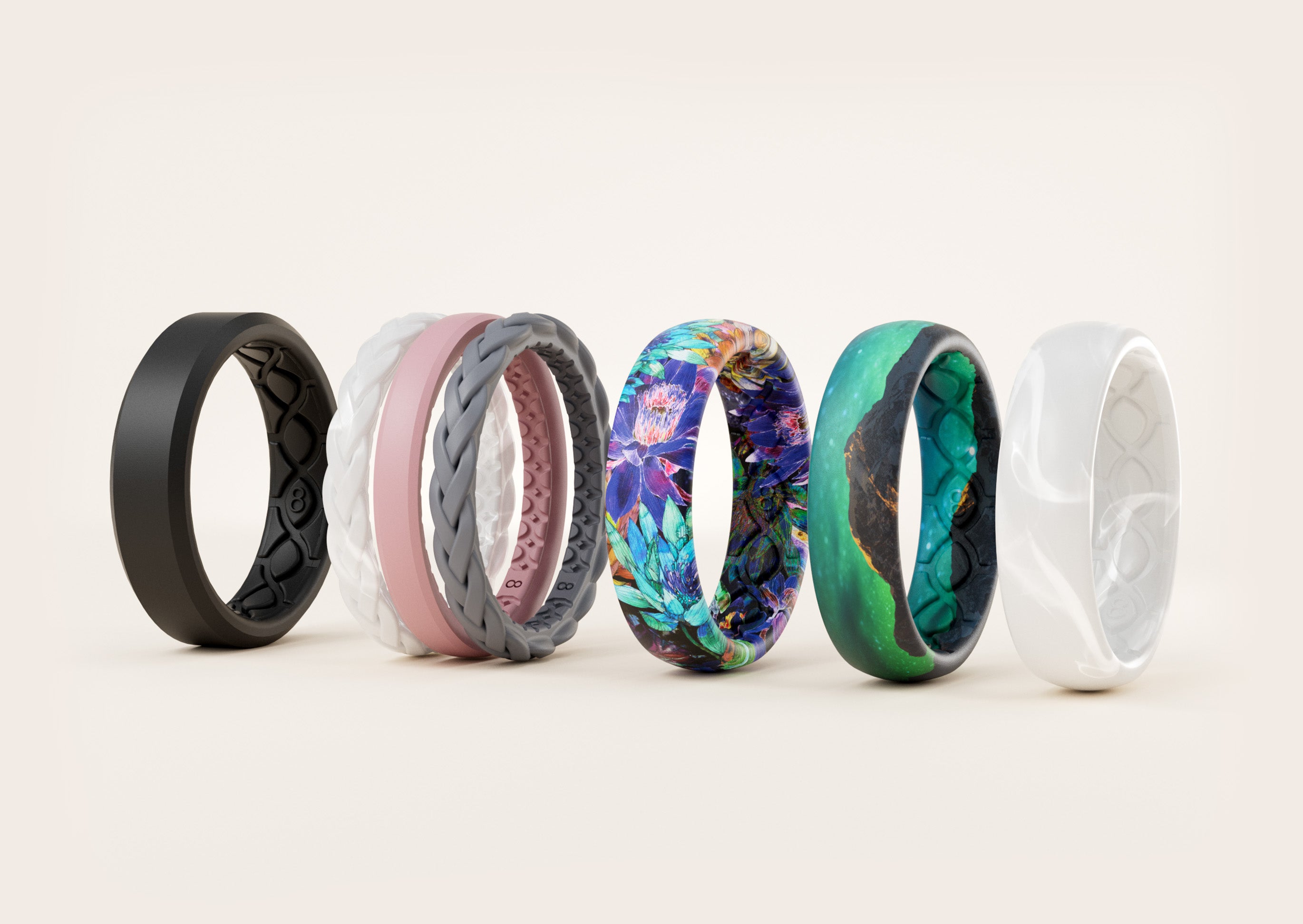 womens silicone rings