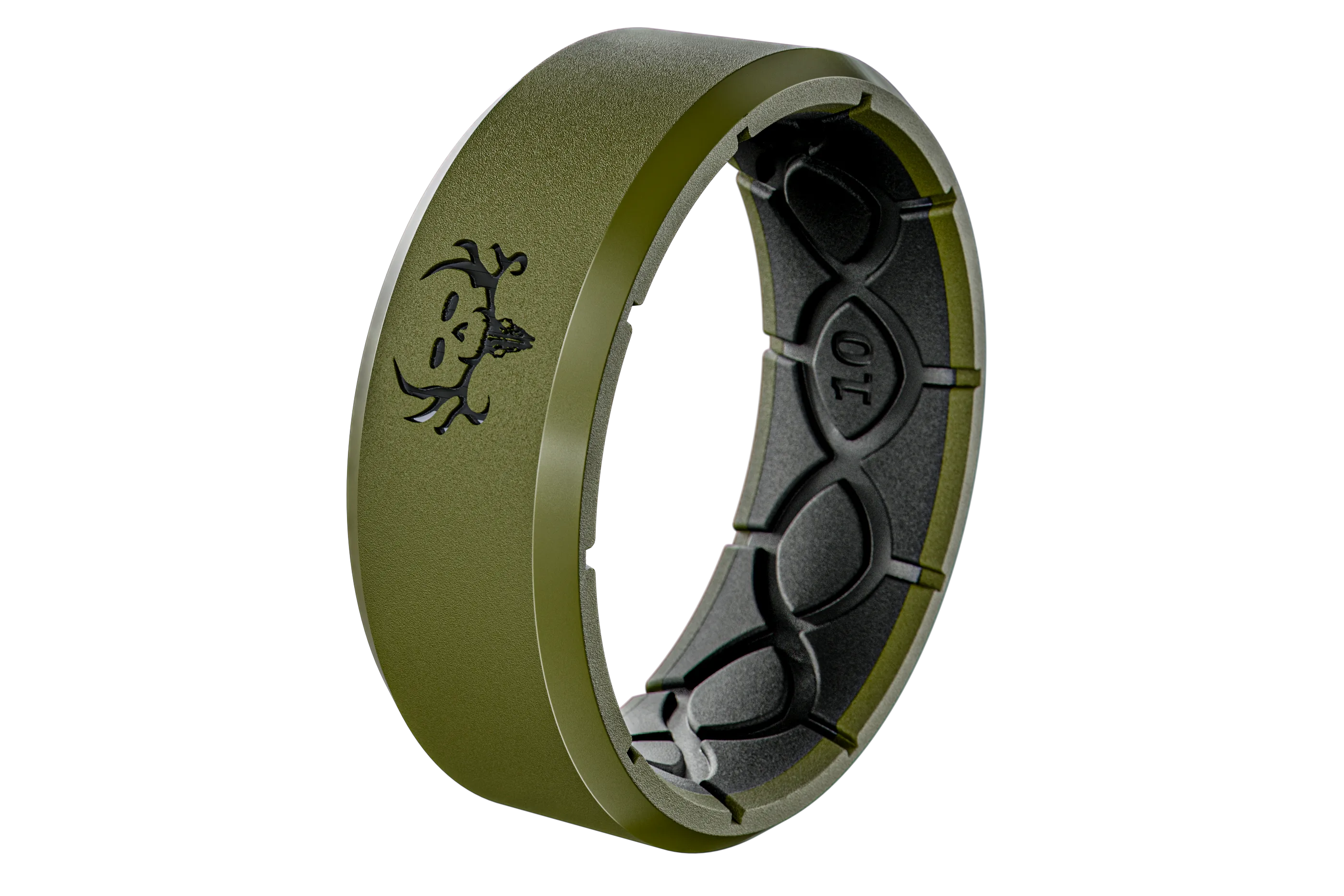 Zeus Edge Bone Collector Olive Ring | Bone Collector x Groove Life