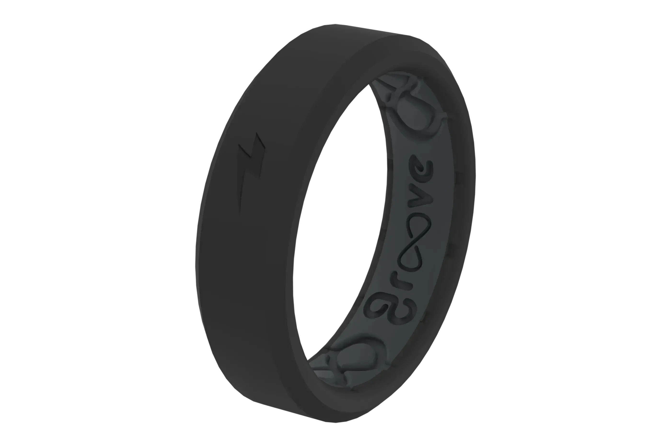 Thin Zeus Midnight/Black -  viewed from side