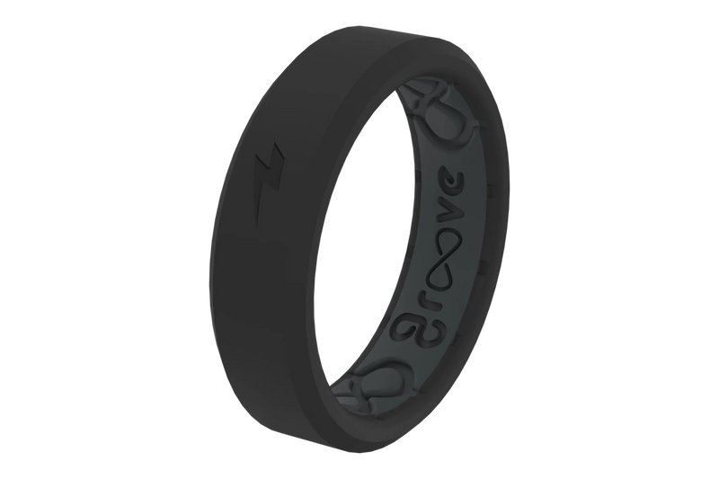 Thin Zeus Midnight/Black -  viewed from side