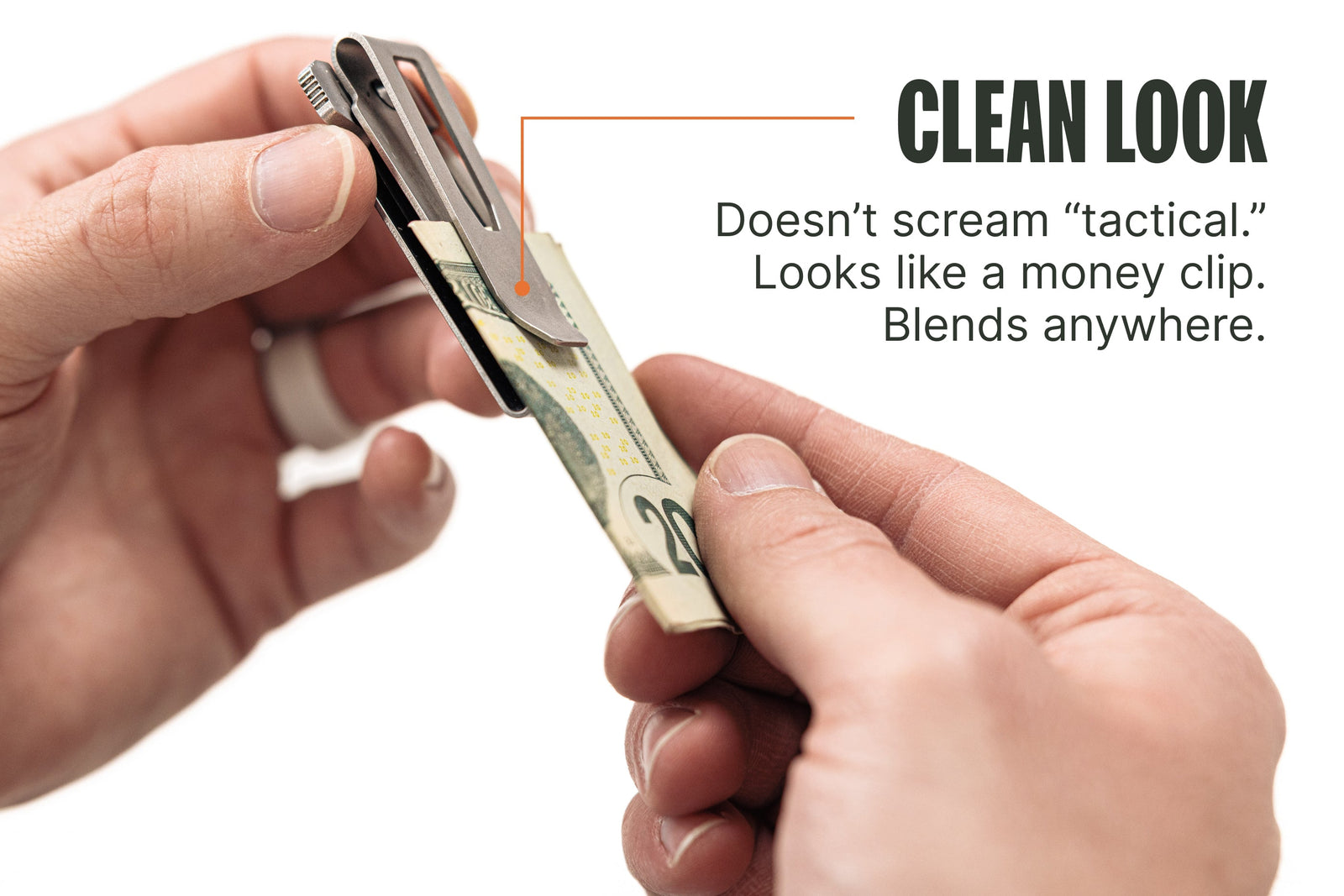 Groove® Money Clip Knife - Black image 5