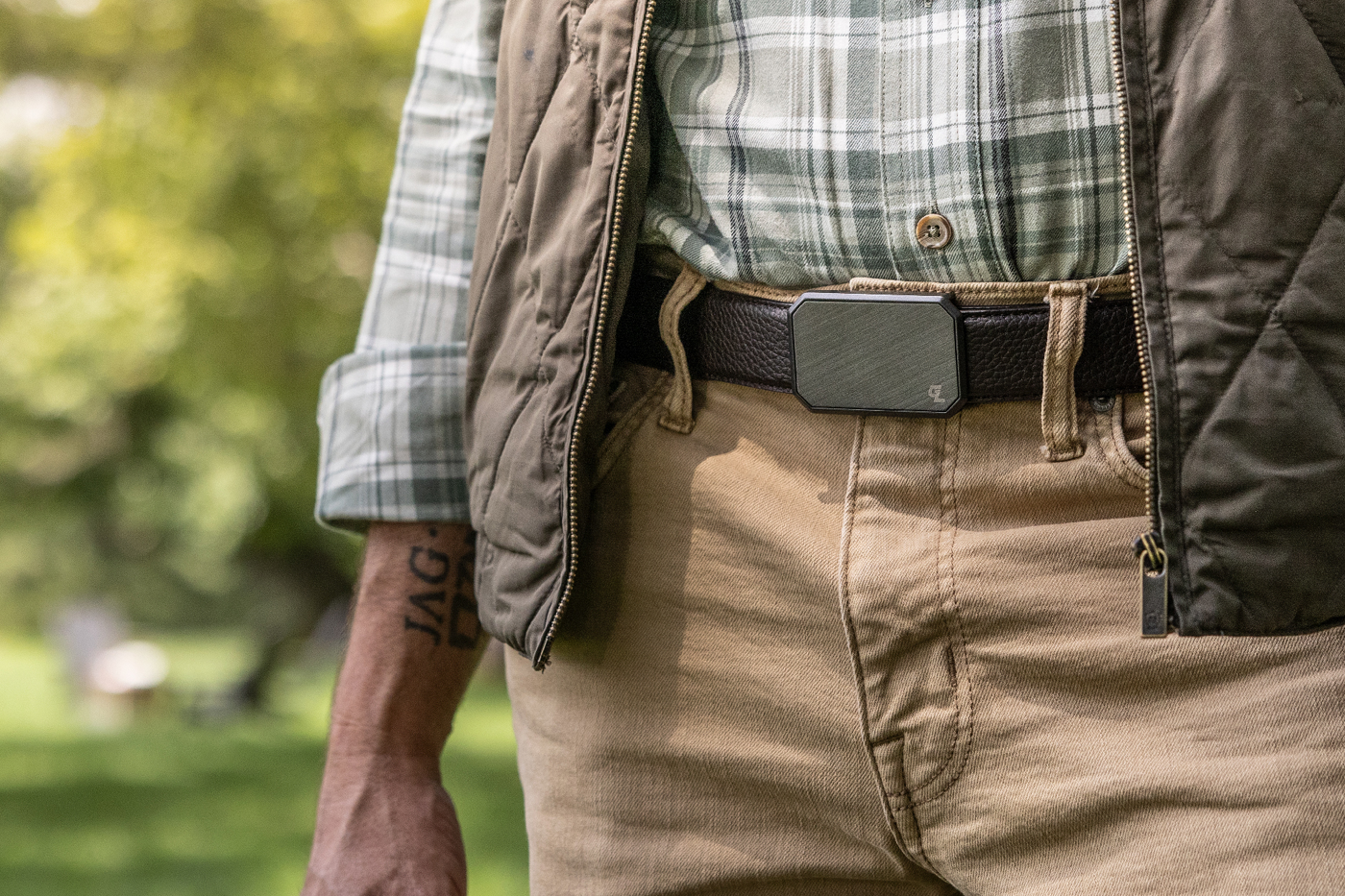 the new groove belt max leather black