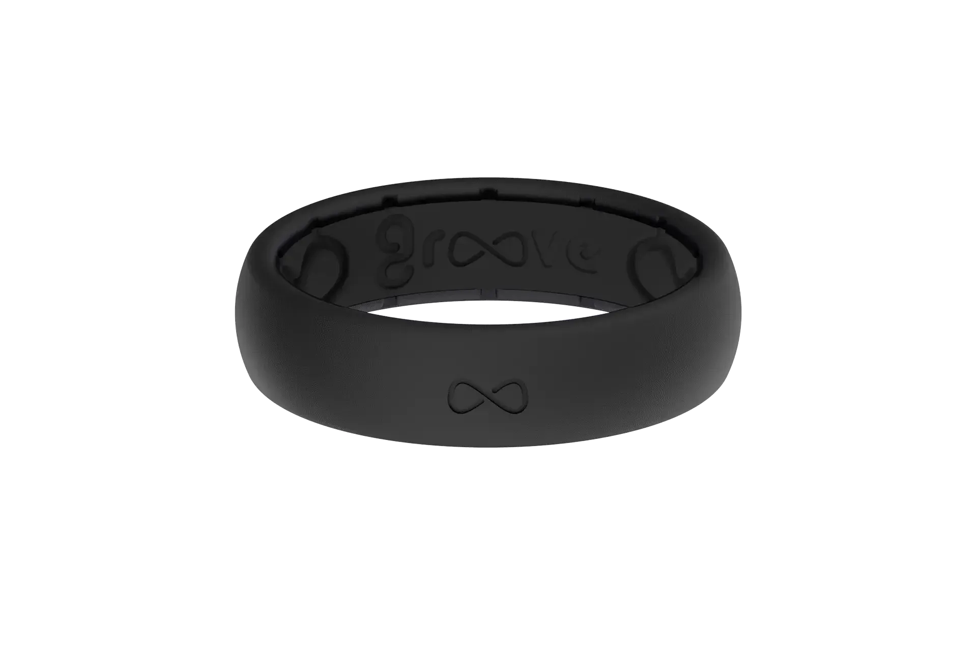 Thin Solid Midnight Black/Black  viewed front on