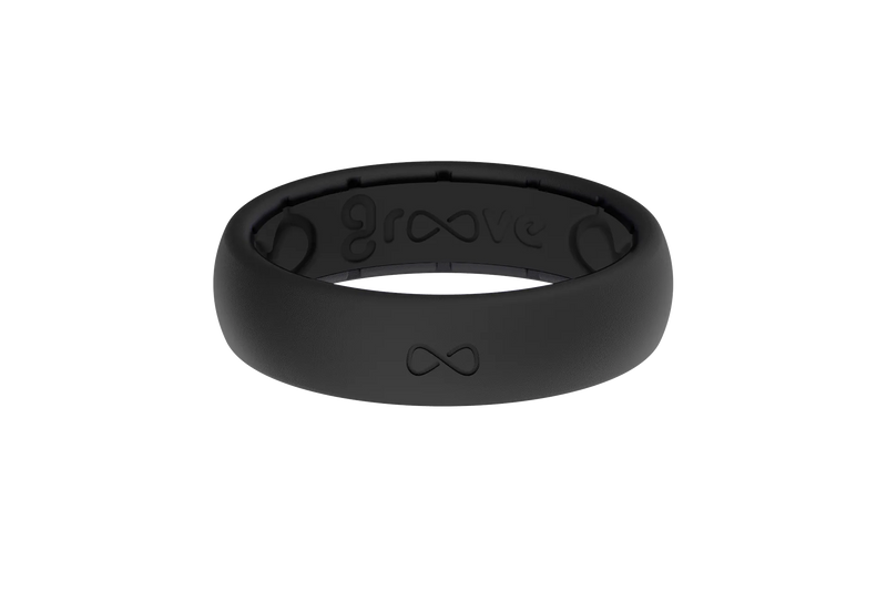 Thin Solid Midnight Black/Black  viewed front on