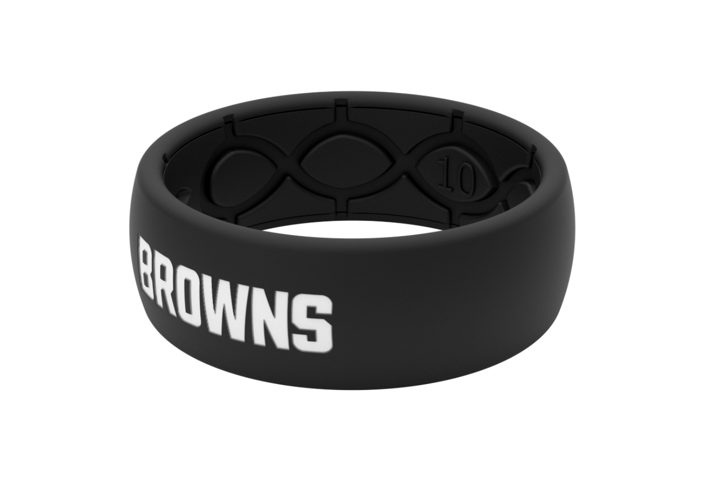 Original NFL Cleveland Browns Black - Groove Life Silicone Wedding Rings