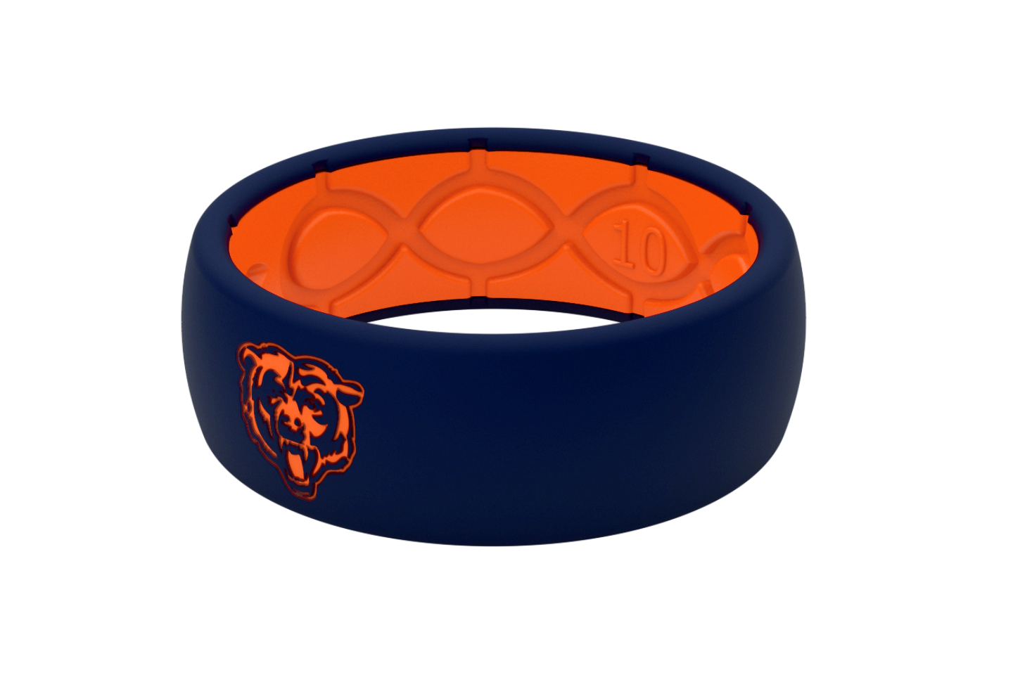 Groove Life NFL Chicago Bears Ring, Size 8 - Silicone
