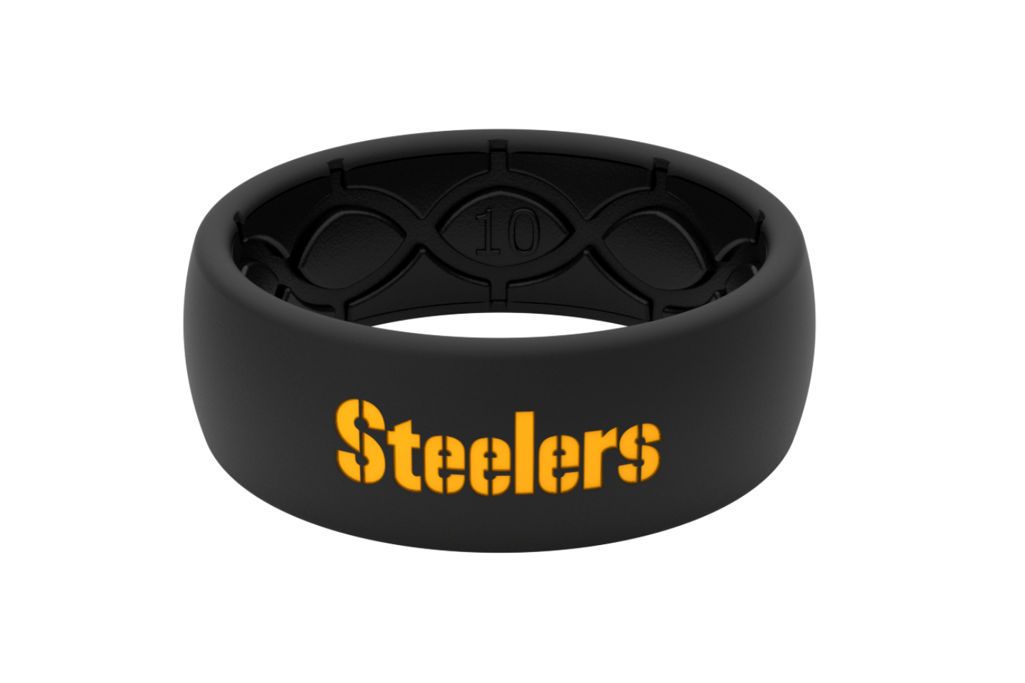 Groove Life NFL Pittsburgh Steelers Ring, Size 13 - Silicone
